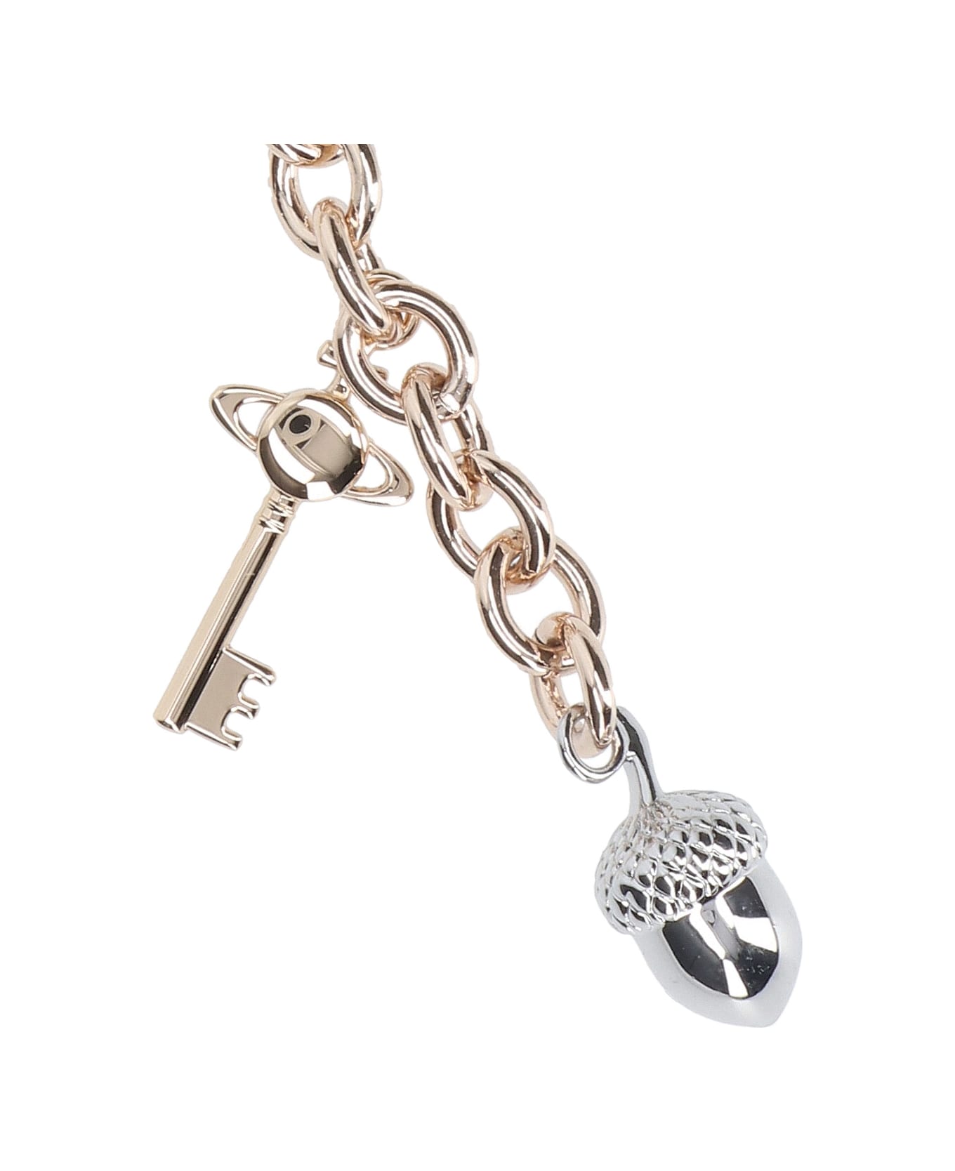 Vivienne Westwood Rhinestone Keyring - Gold