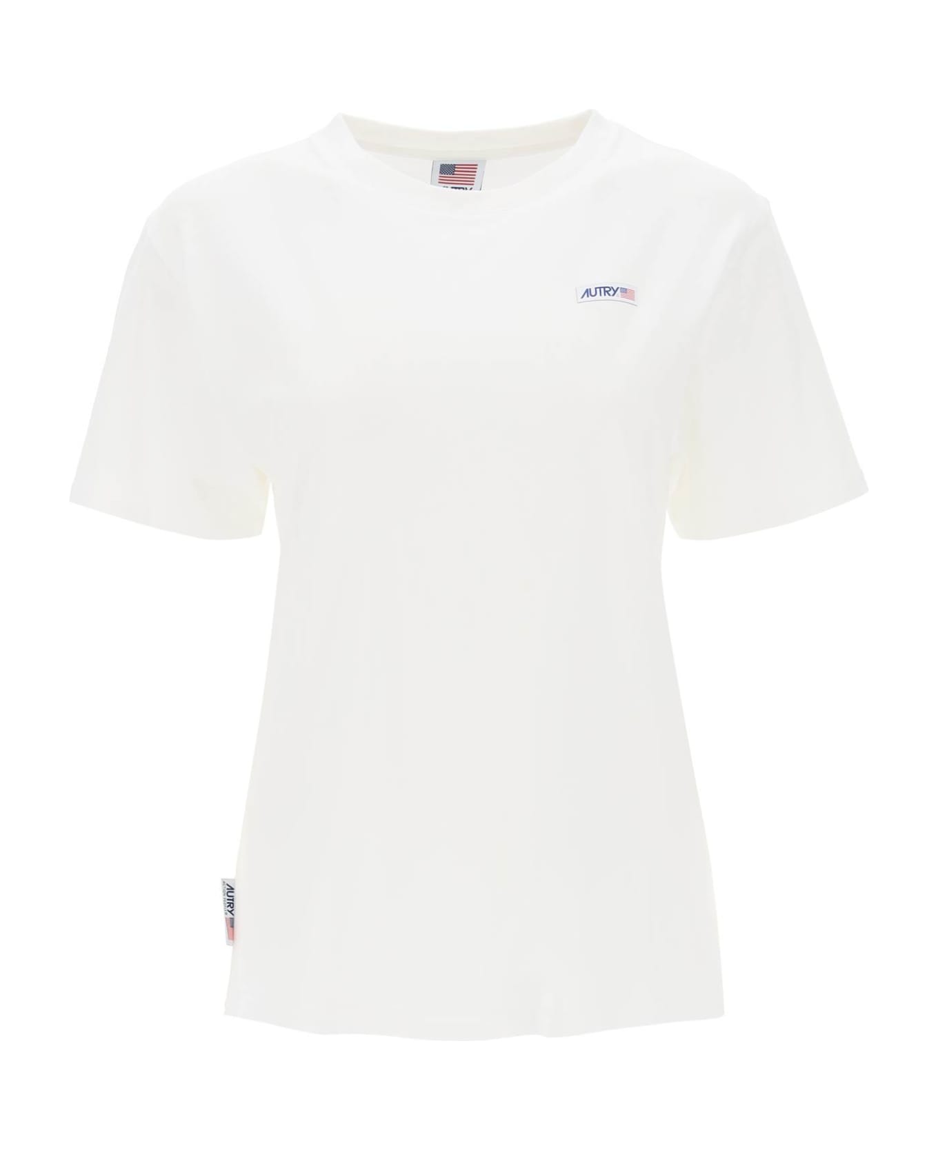 Autry Crew-neck Cotton T-shirt - White