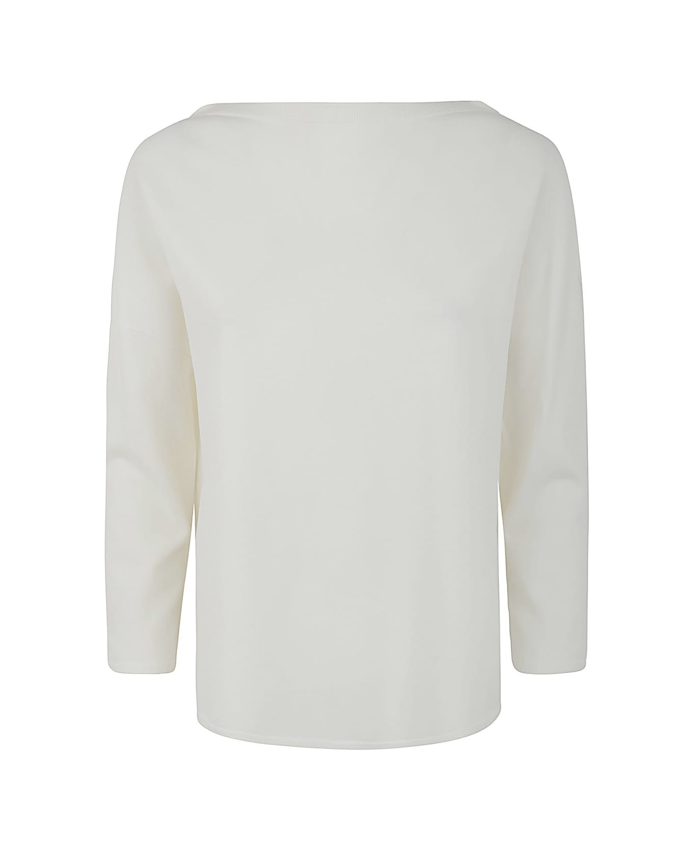 Liviana Conti Crew Neck Sweater - White