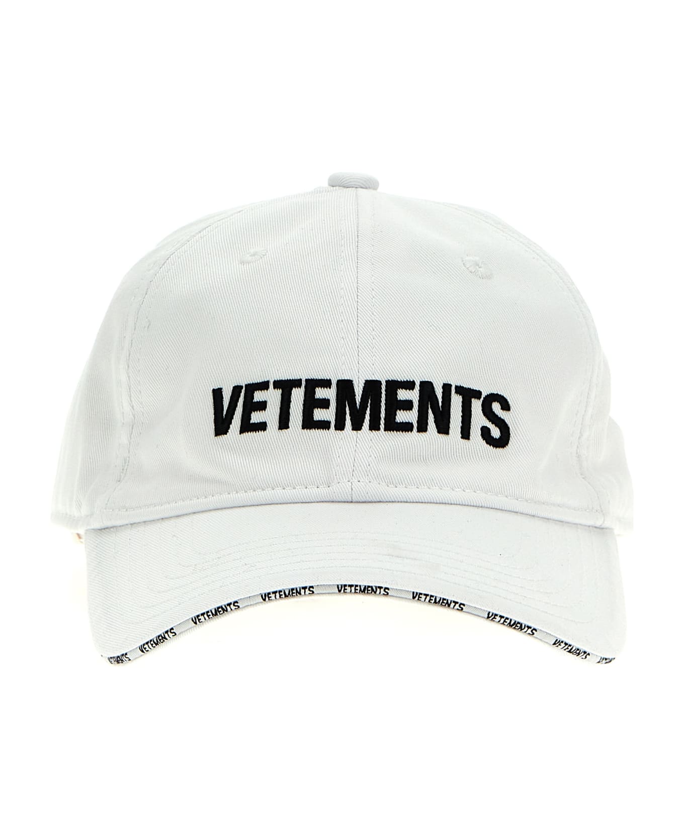 VETEMENTS Logo Cap - WHITE