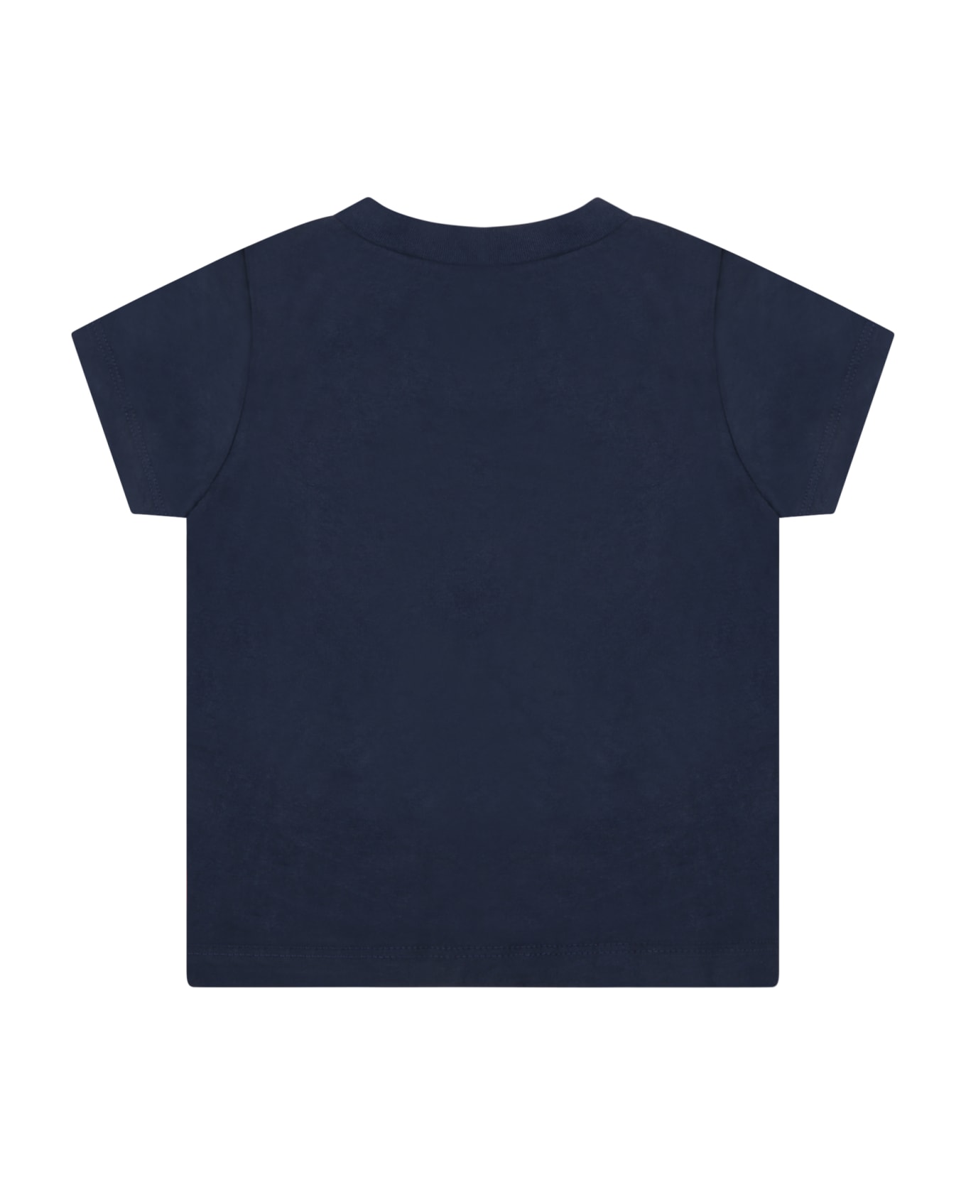 Levi's Blue T-shirt For Babies With Patch Logo - Blu