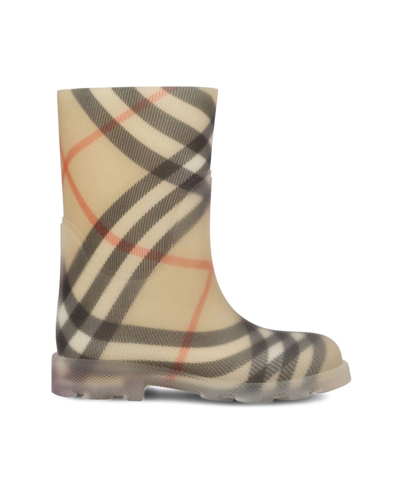 Burberry Marsh Checked Slip-on Ankle Boots - NEUTRALS