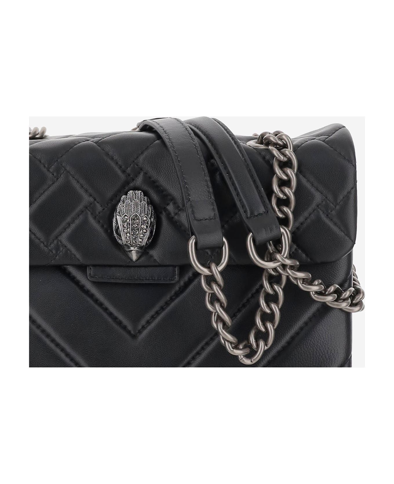 Kurt Geiger Leather Kensington Bag - Black