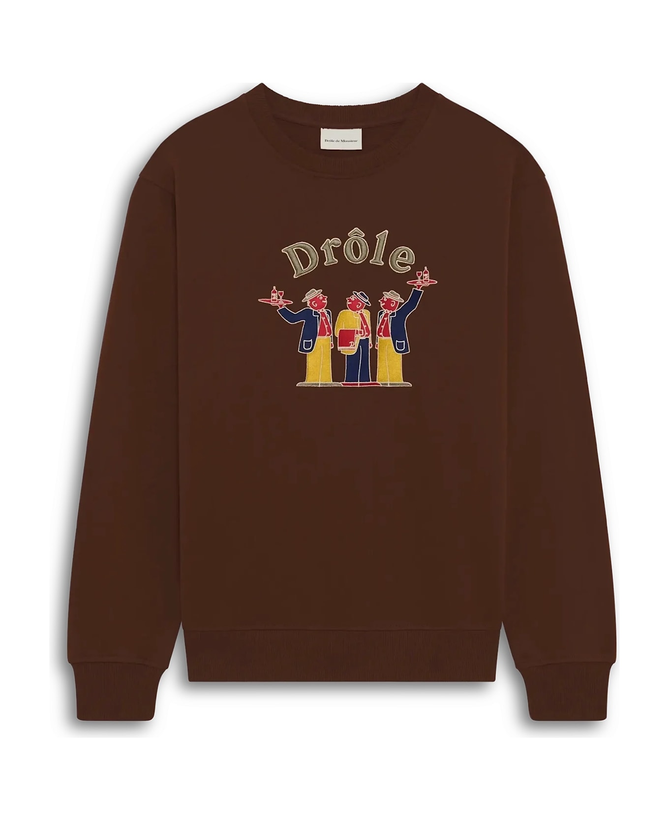 Drôle de Monsieur Le Sweatshirt Crillon - Dbn Dark Brown