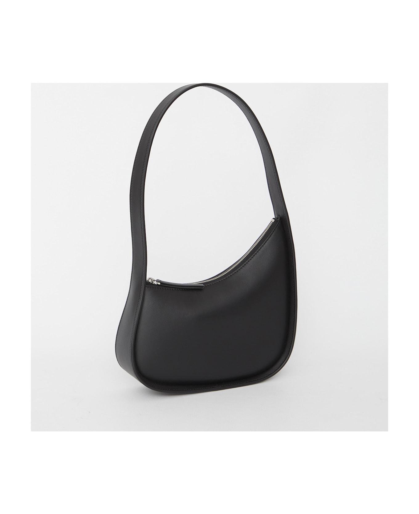 The Row Half Moon Bag - BLACK