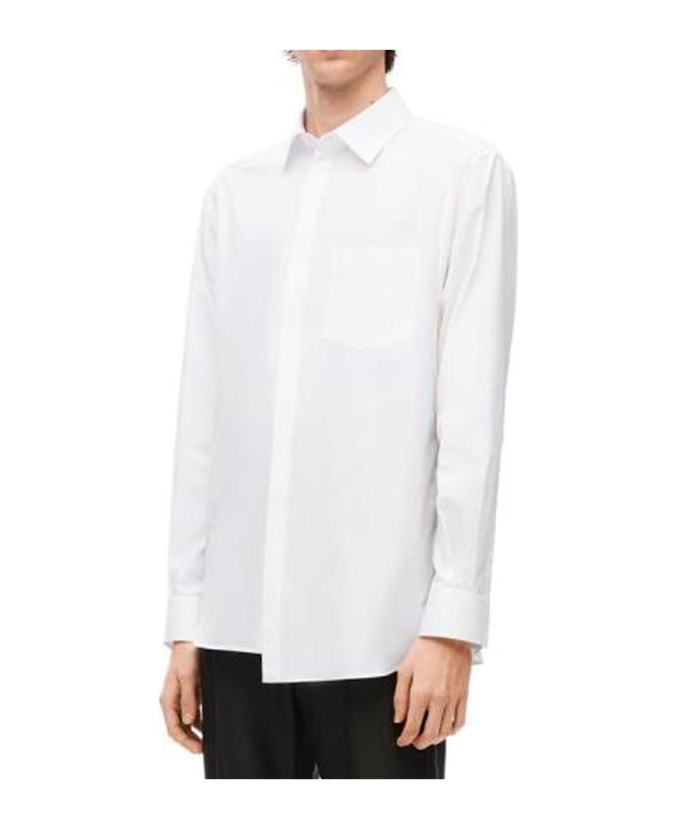 Loewe Asymmetric Shirt - White