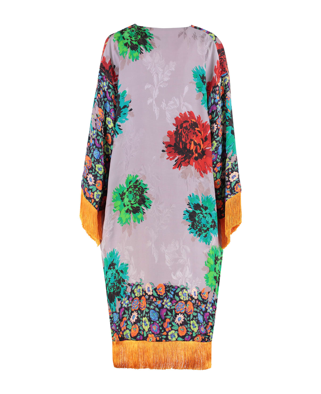 Etro Printed Silk Kimono - Multicolor