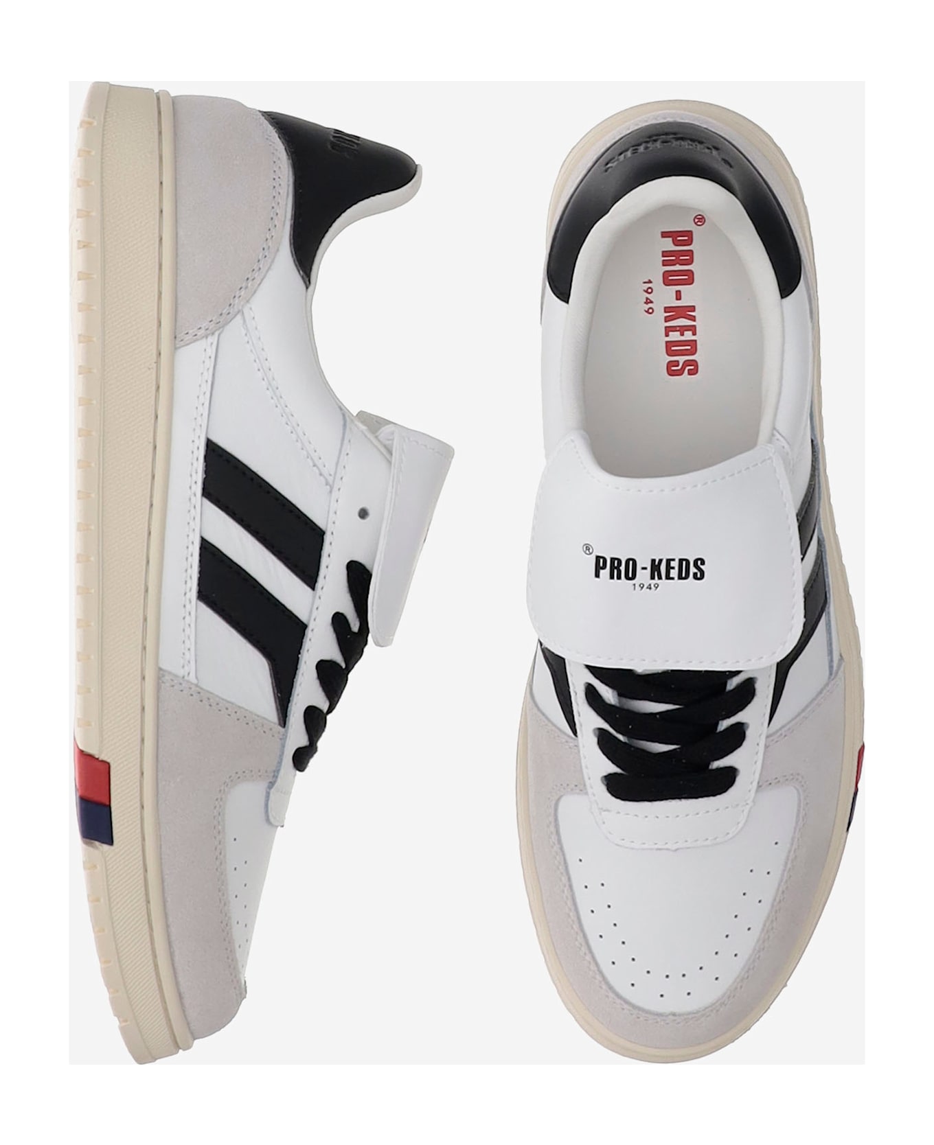 PRO-Keds Field King Leather Sneakers - Red