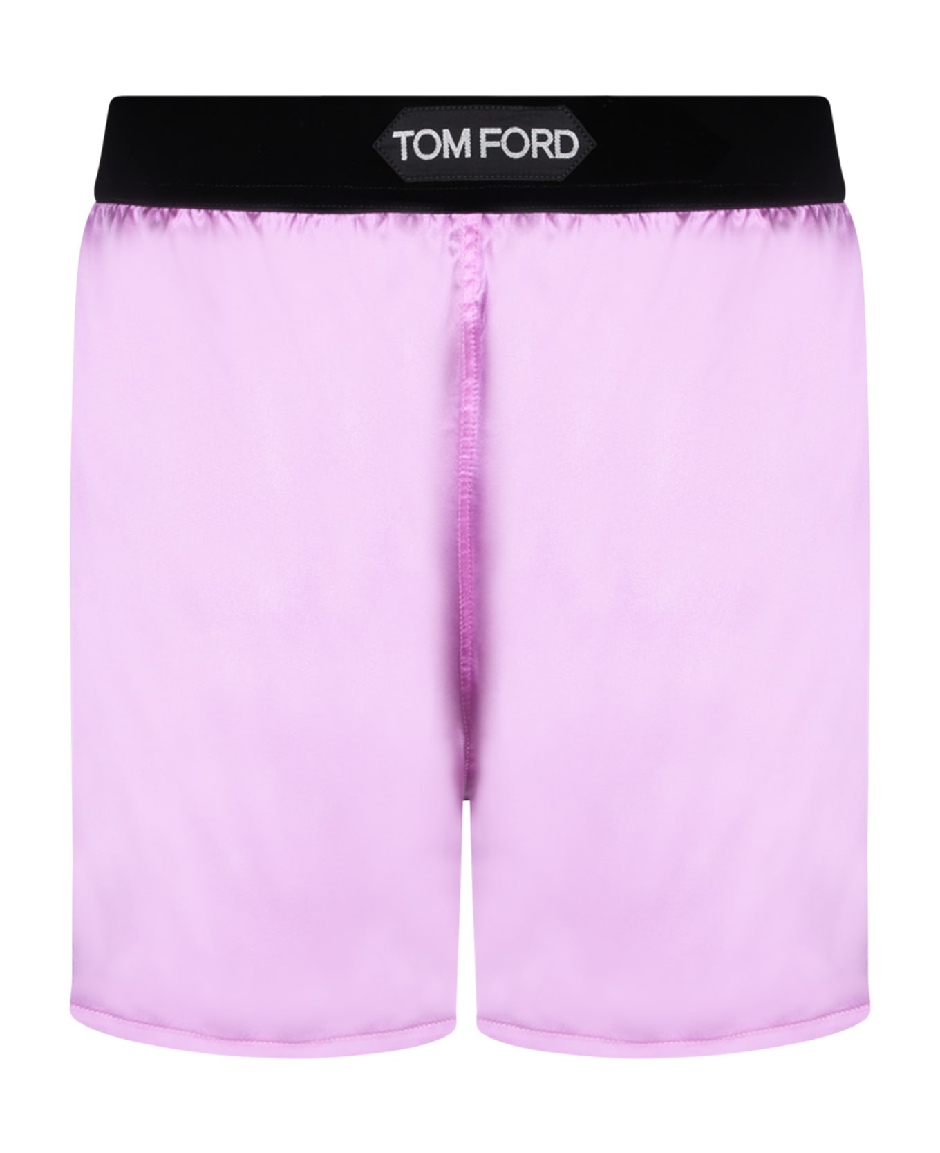Tom Ford Lilac Pajama Shorts - Pink