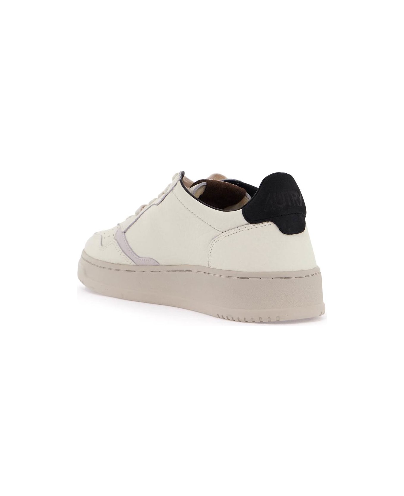 Autry Medalist Leather Low-top Sneakers - White