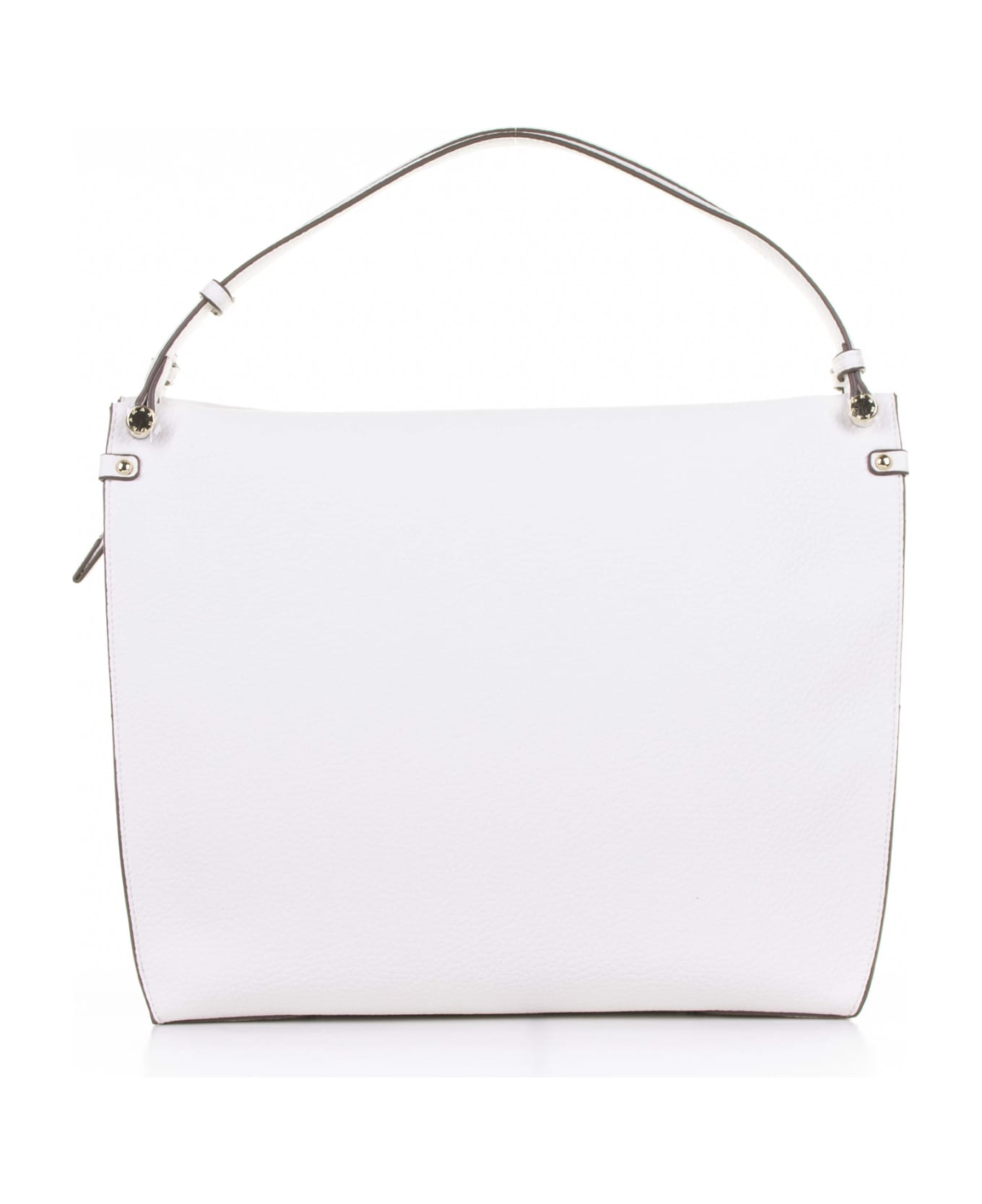 Ermanno Scervino White Petra Shopping Bag In Leather - BIANCO