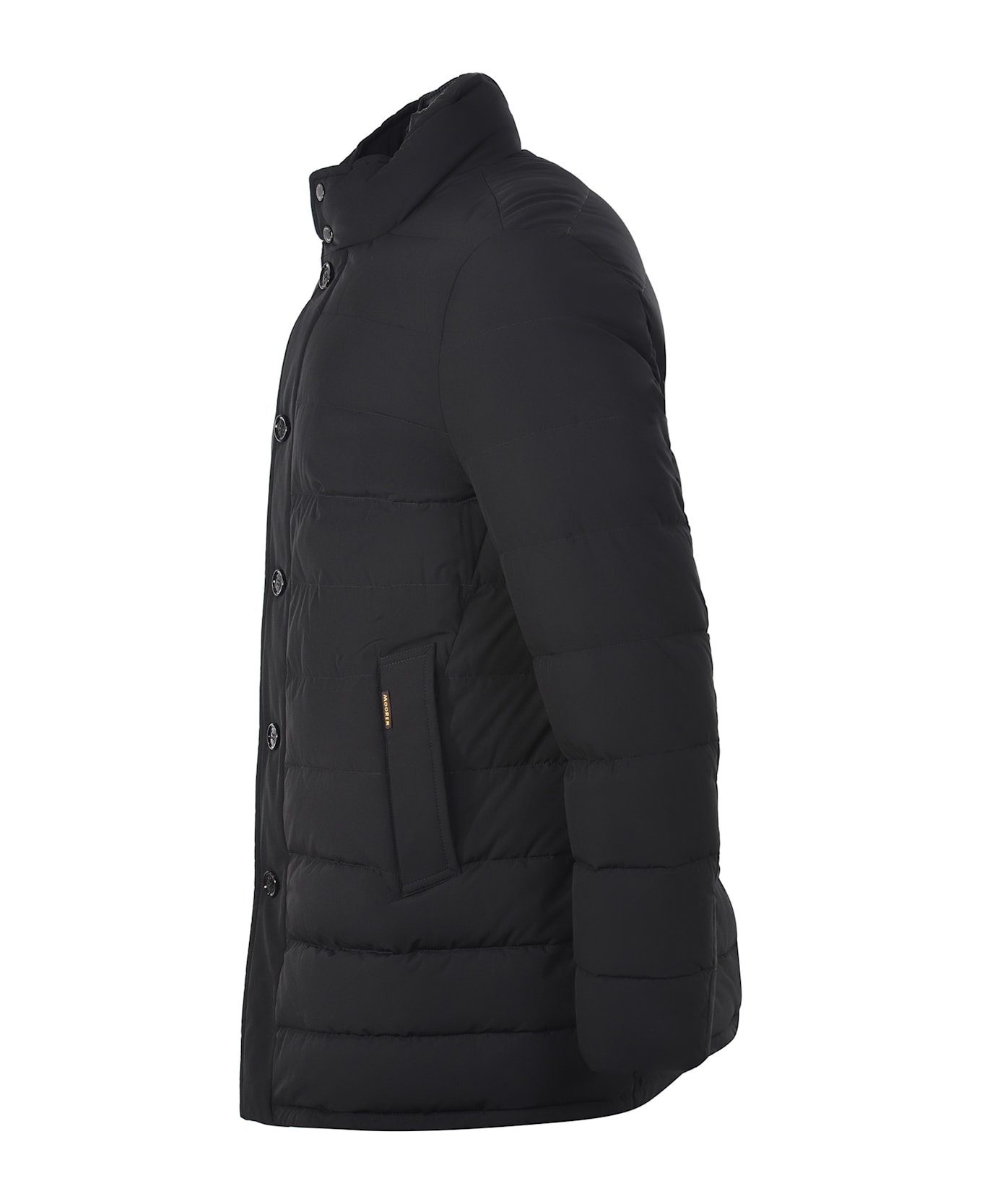 Moorer Down Jacket In Nylon. - Black