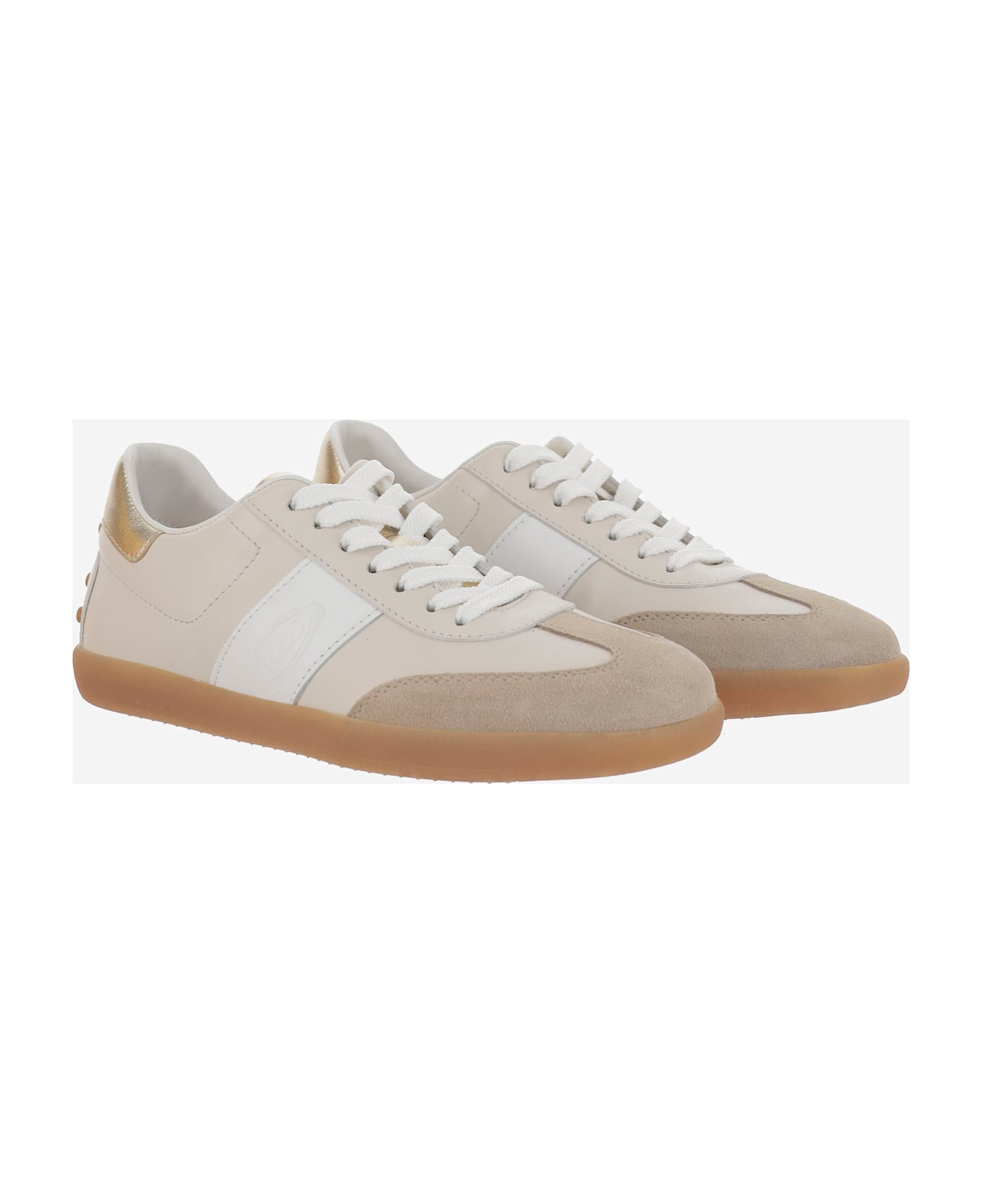 Tod
s White And Beige Sneakers - Rope