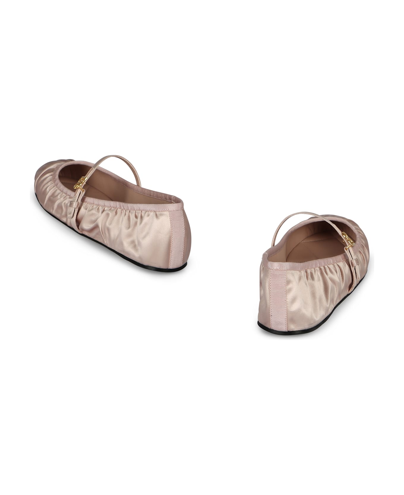 Dolce 
Gabbana Satin Ballet Flats - Pale pink