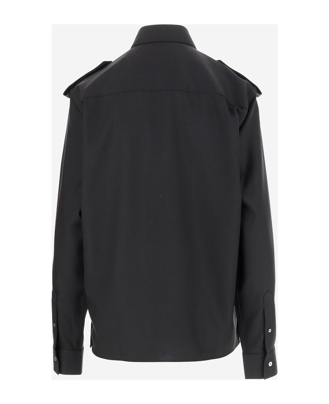 Ami Alexandre Mattiussi Wool Shirt - Black