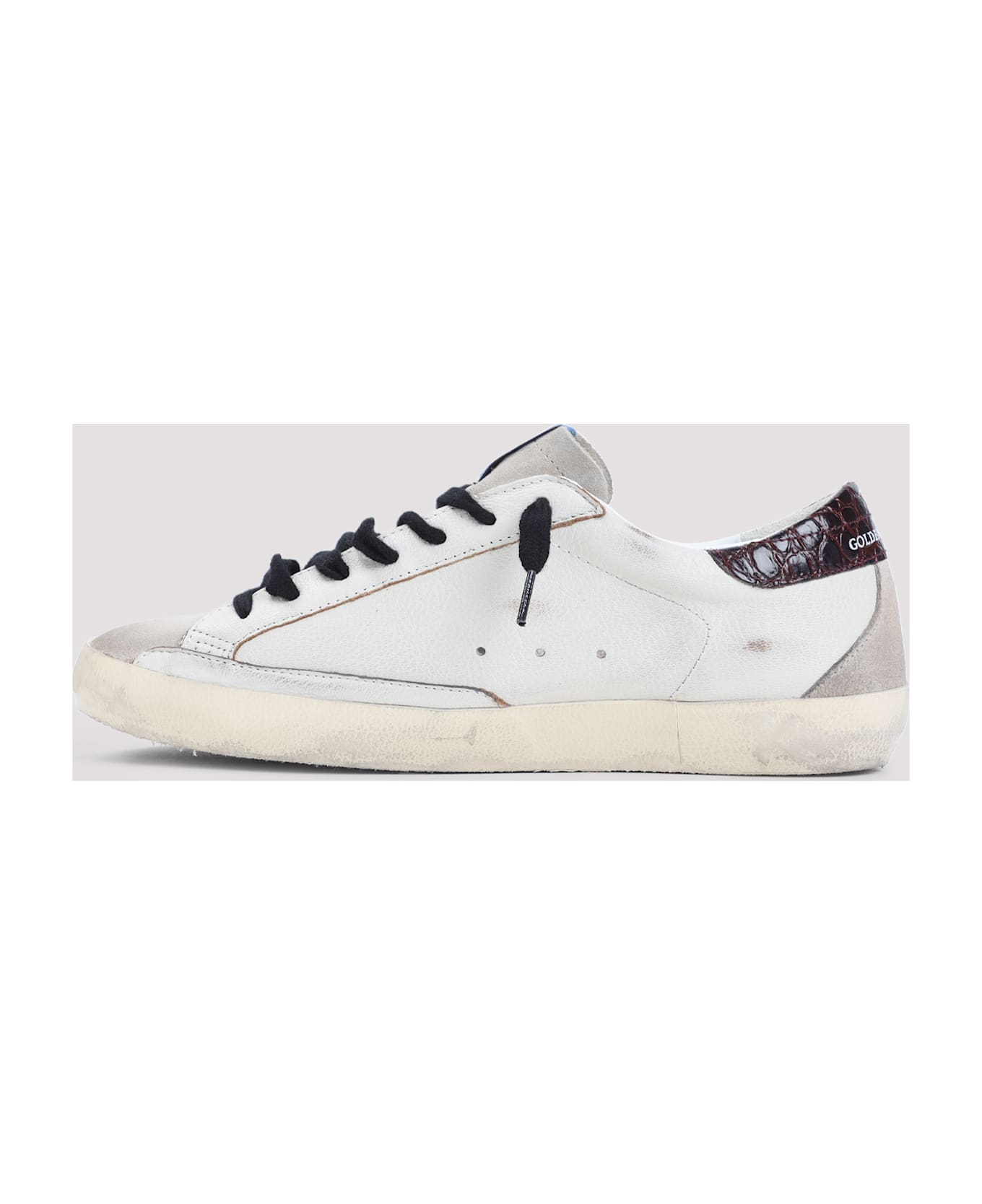 Golden Goose Superstar Sneakers - White Beige Brown