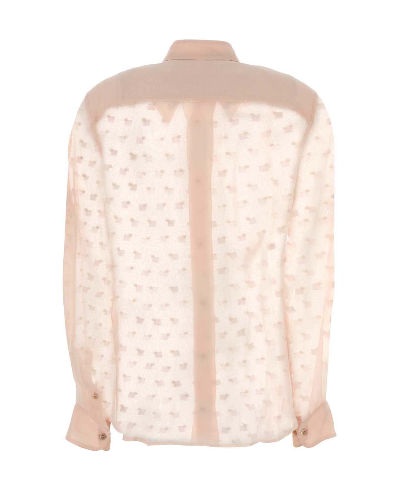 Dries Van Noten Pastel Pink Viscose Chowy Shirt - BLUSH