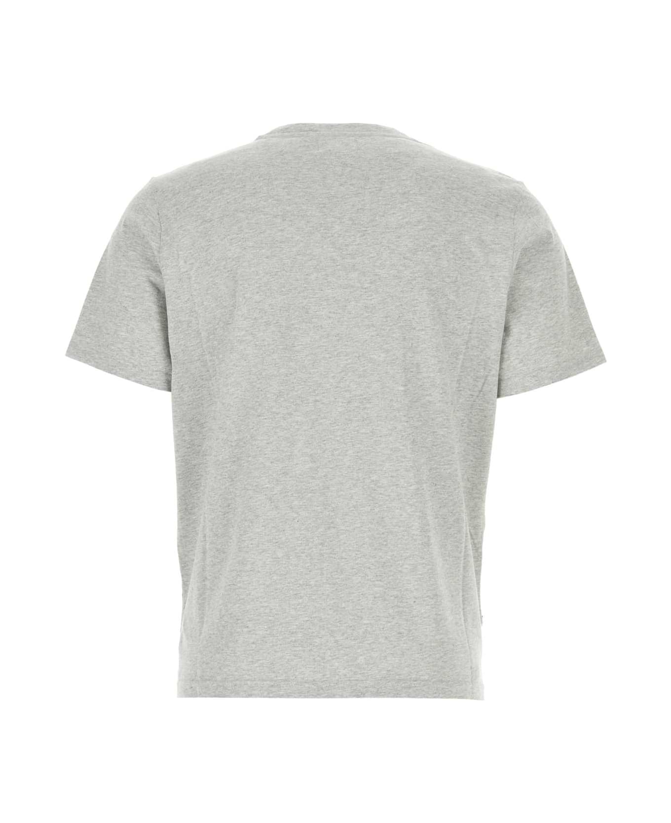 Autry Melange Grey Cotton T-shirt - 502M