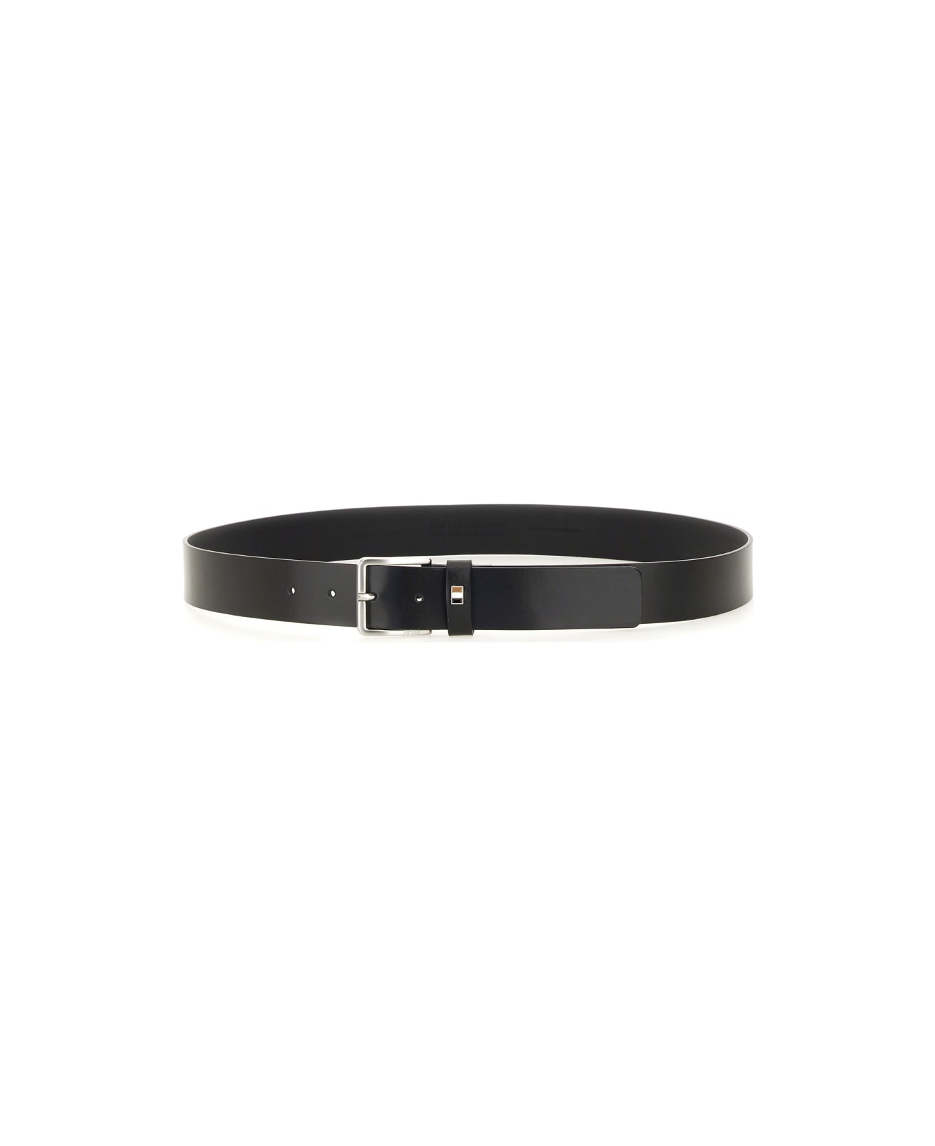 Hugo Boss Belt With Logo - BLACK