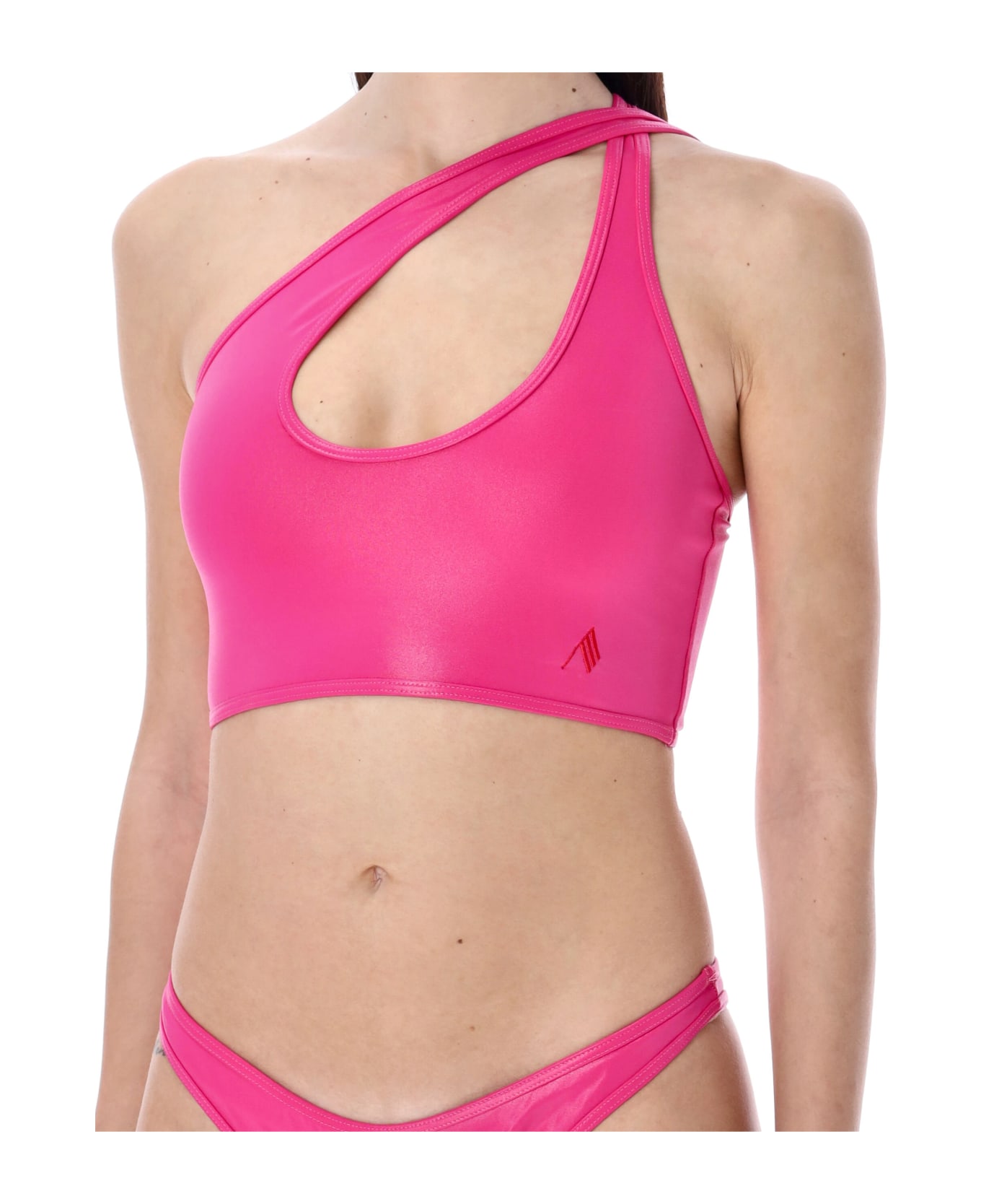 The Attico Fuchsia Stretch Nylon Bikini | italist The Attico Fuchsia Stretch Nylon Bikini | italist