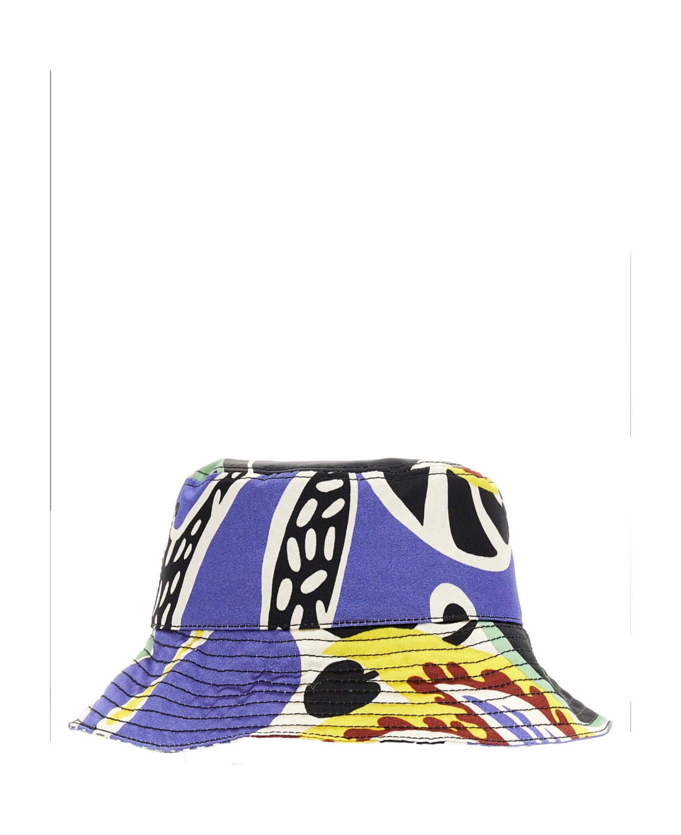 Moschino Psychedelic Print Hat - MULTICOLOR