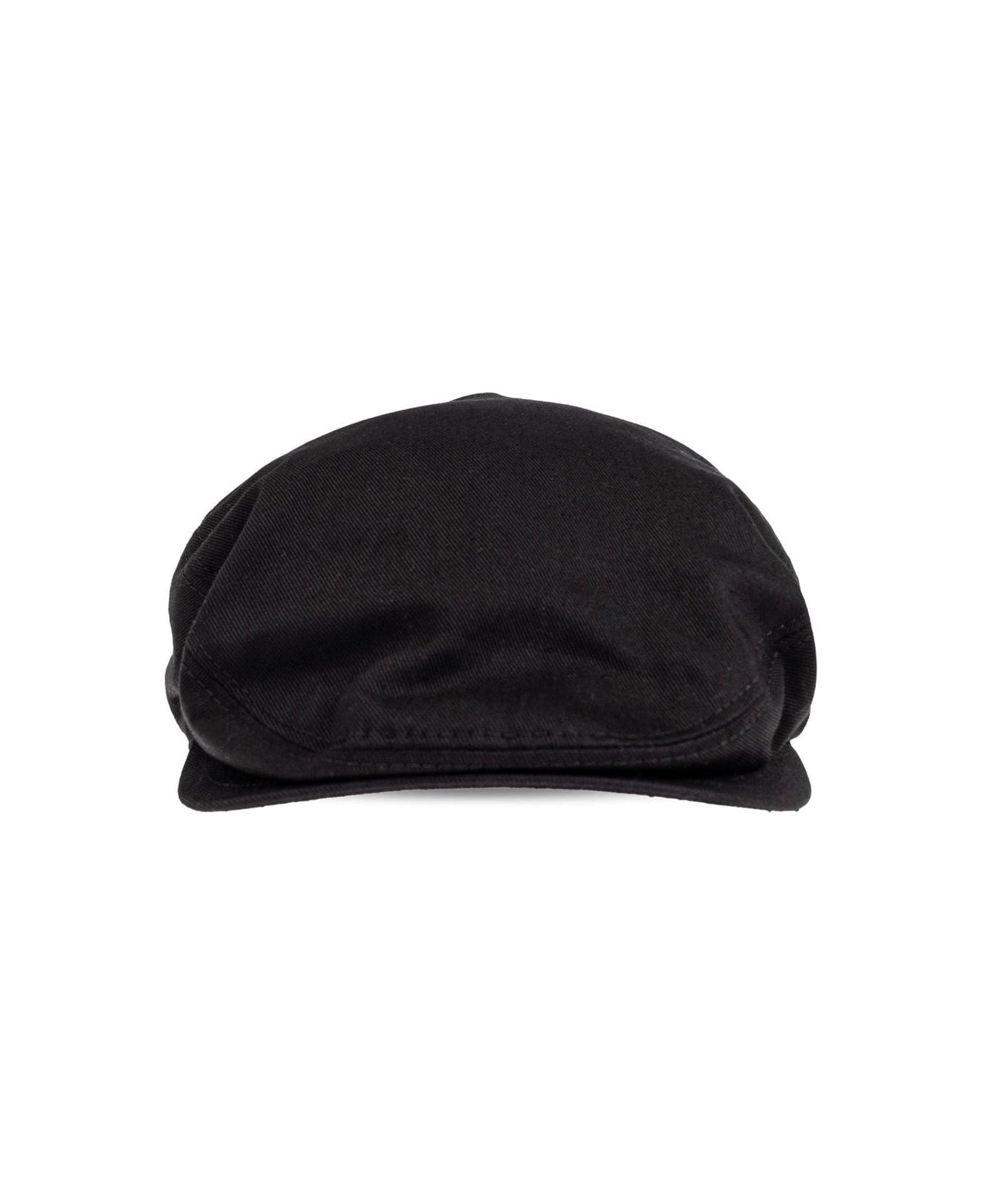 Dolce & Gabbana Logo Plaque Flat Cap - Black