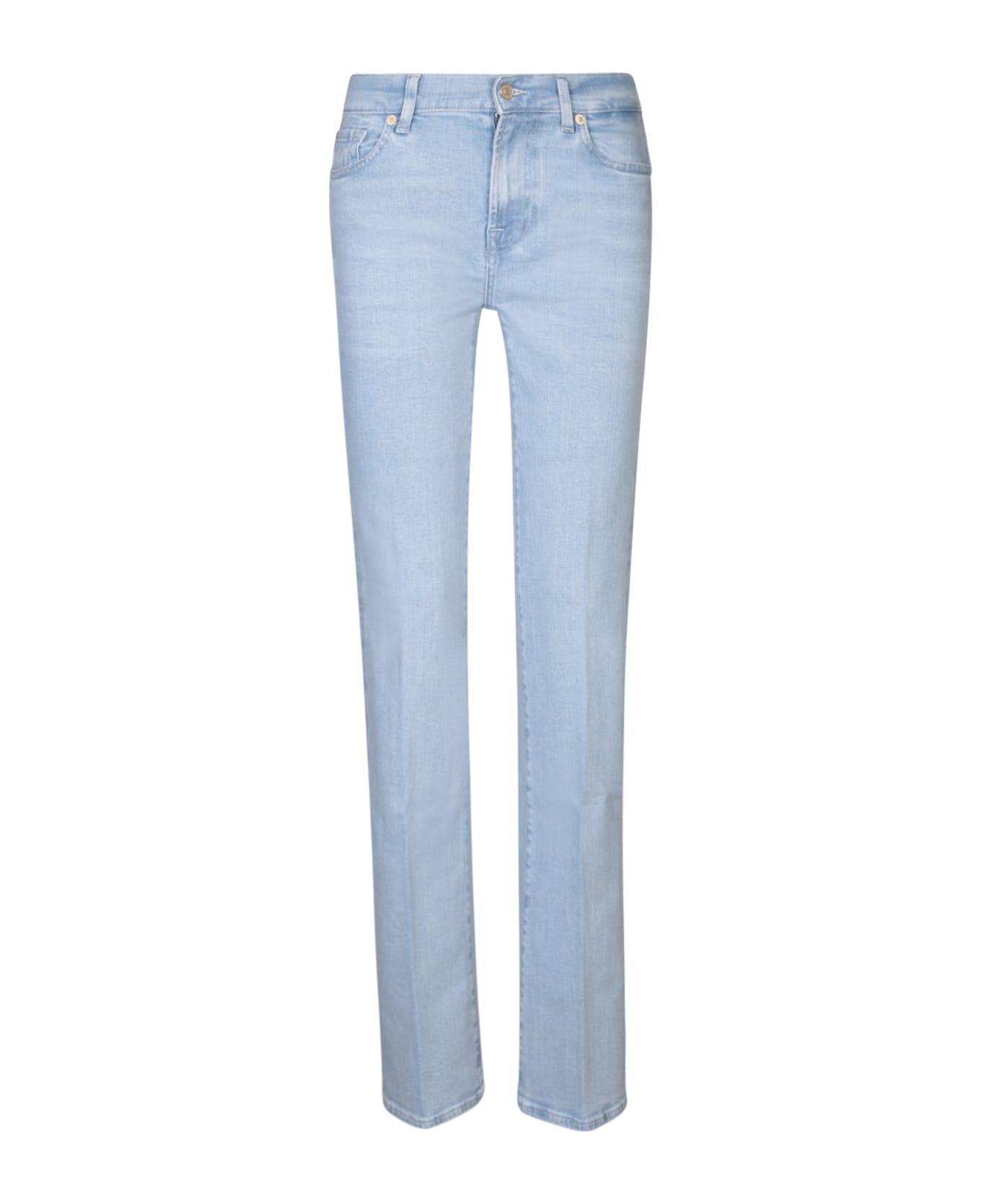 7 For All Mankind Bootcut Light Blue Jeans - Blue デニム