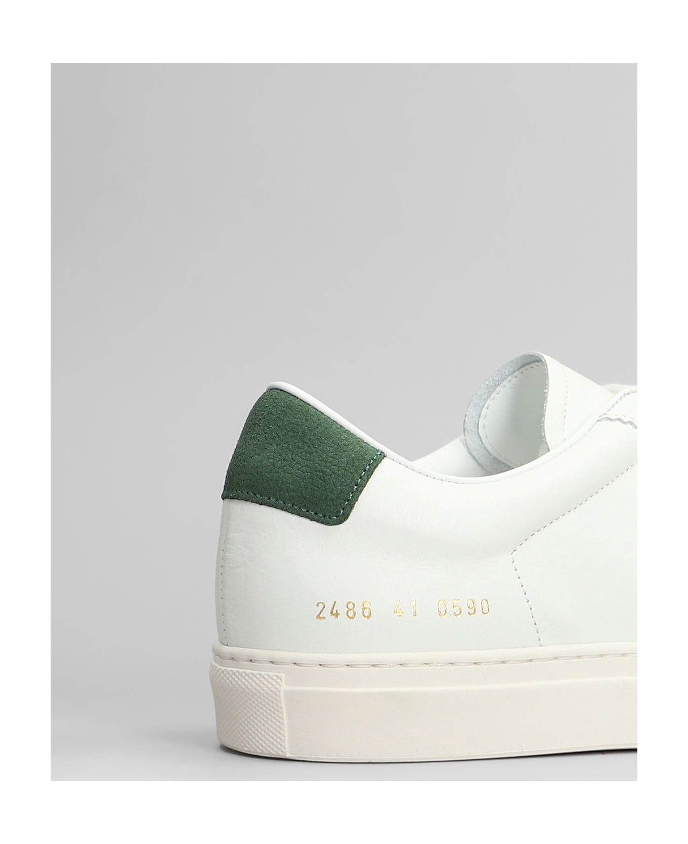 Common Projects Tennis Classic Sneakers In White Leather - white