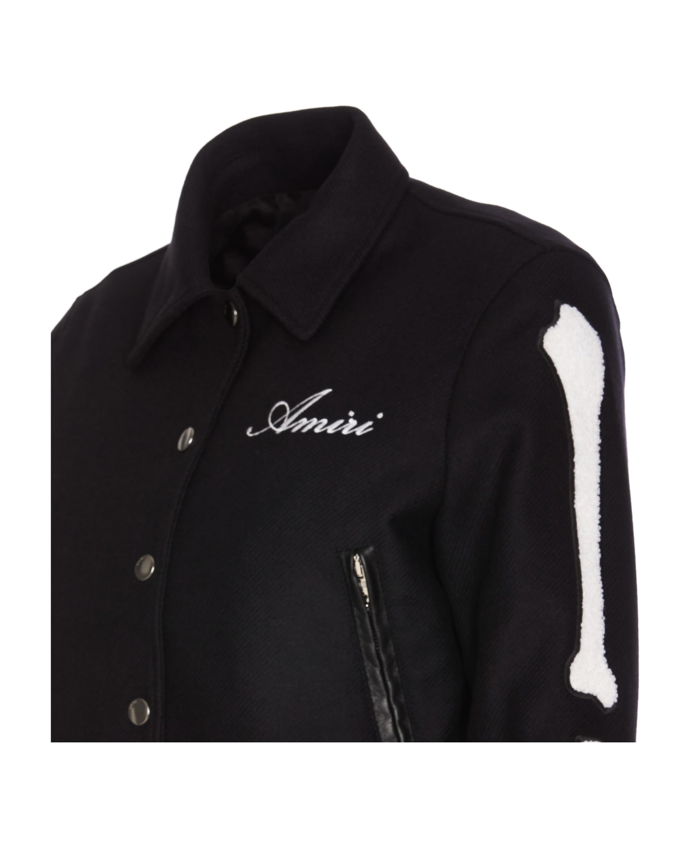 AMIRI Bones Varsity Jacket - Black ジャケット