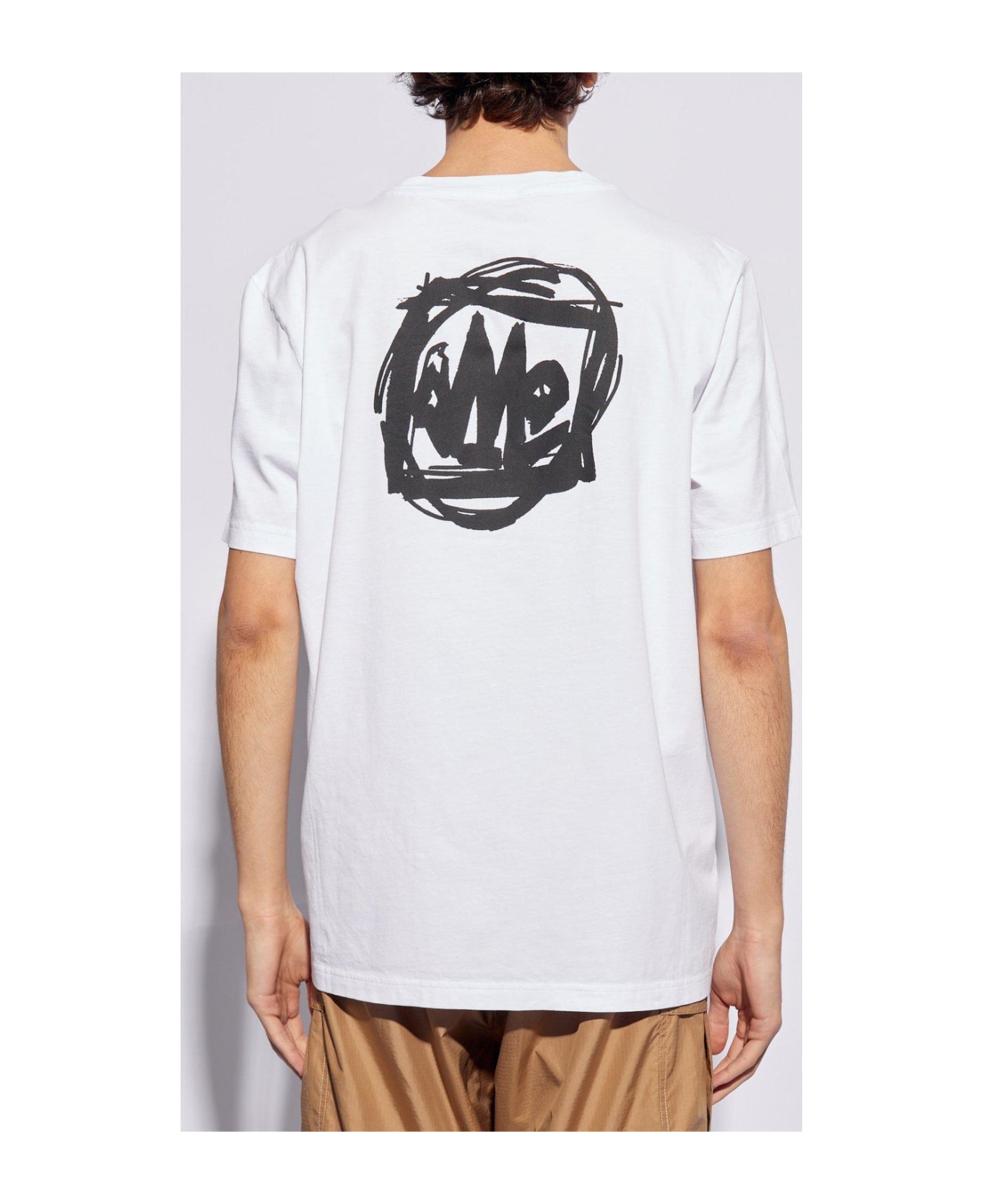 Moncler Logo Printed Crewneck T-shirt シャツ