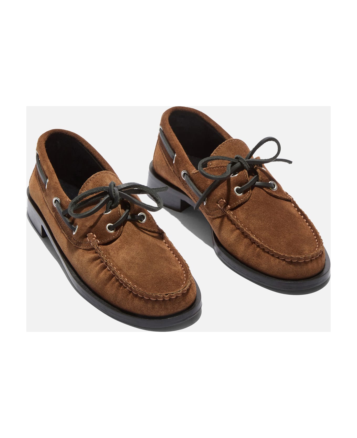 aeyde Harris Cow Suede Leather Tobacco - Brown