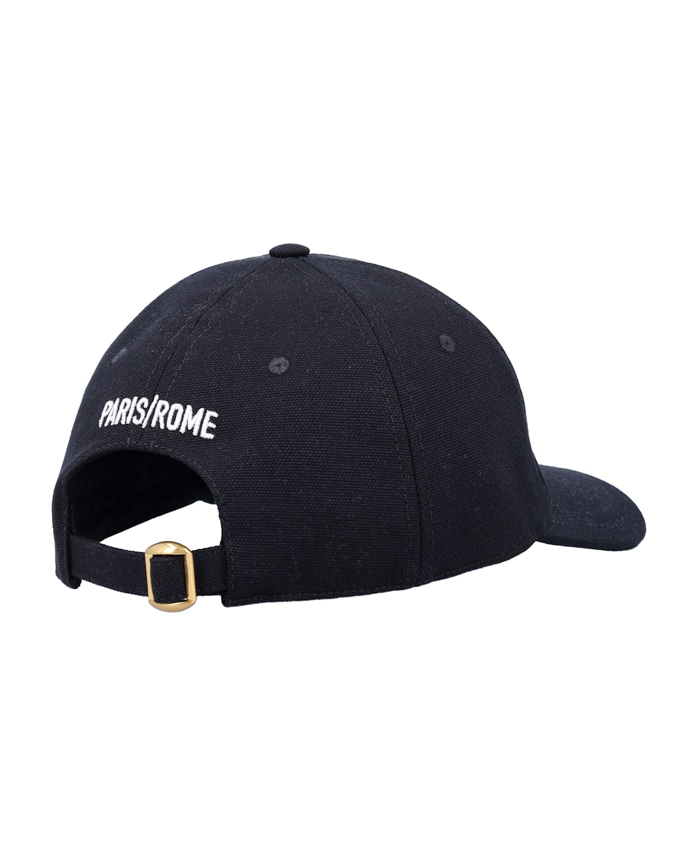 Valentino Garavani Midnight Blue Cotton Baseball Cap - BLACK