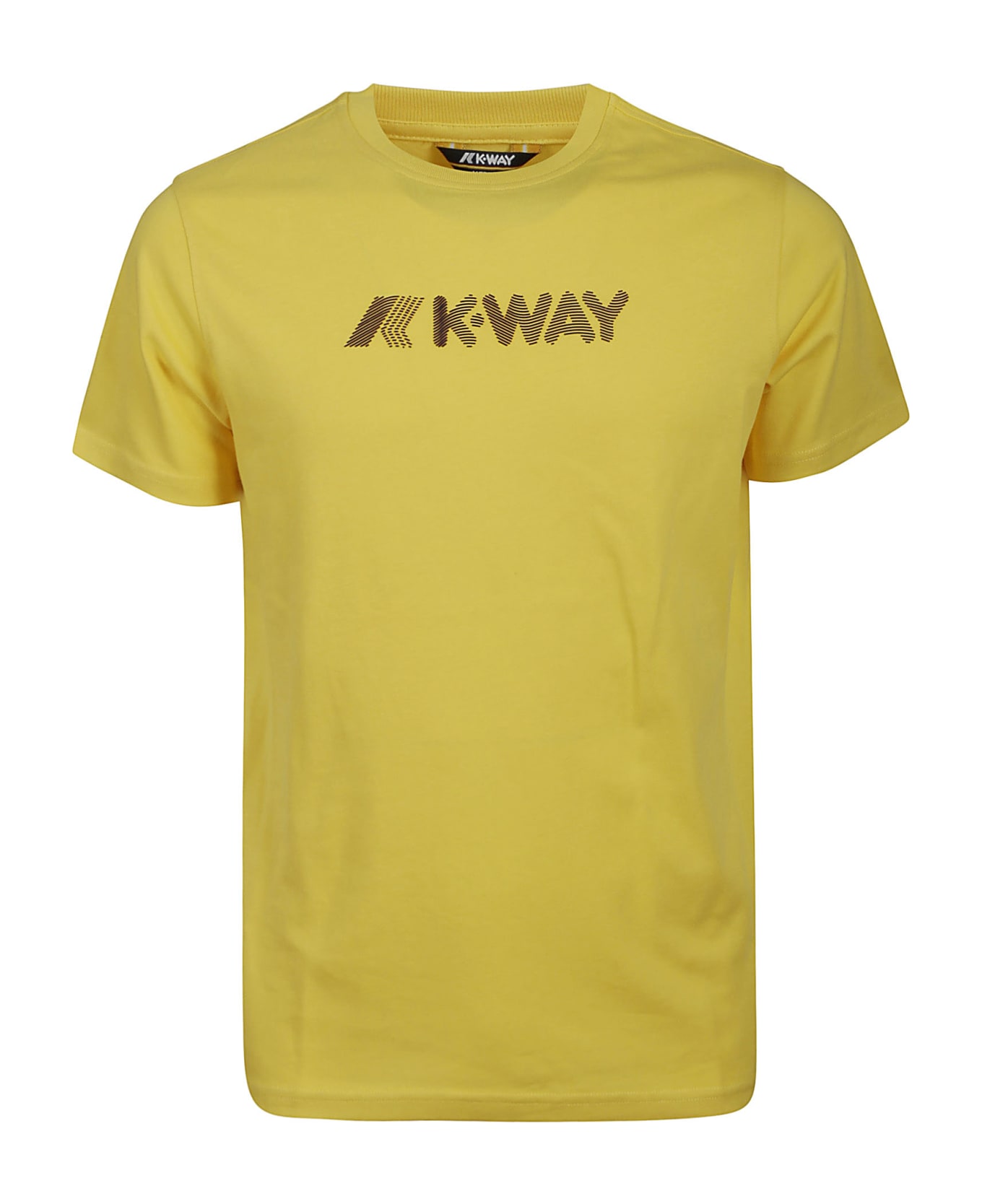 K-Way Elliot 3d Stripes Logo - Yellow Sunstruck