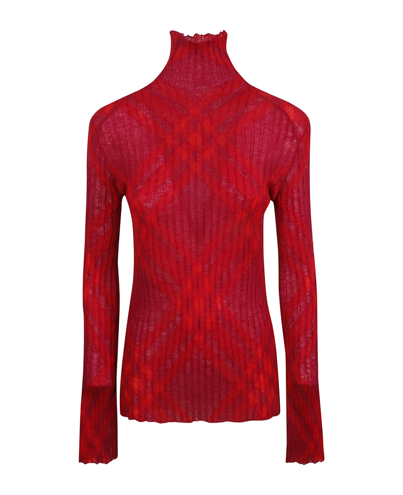 Burberry Ribbed Printed Jumper - Ripple Ip Check