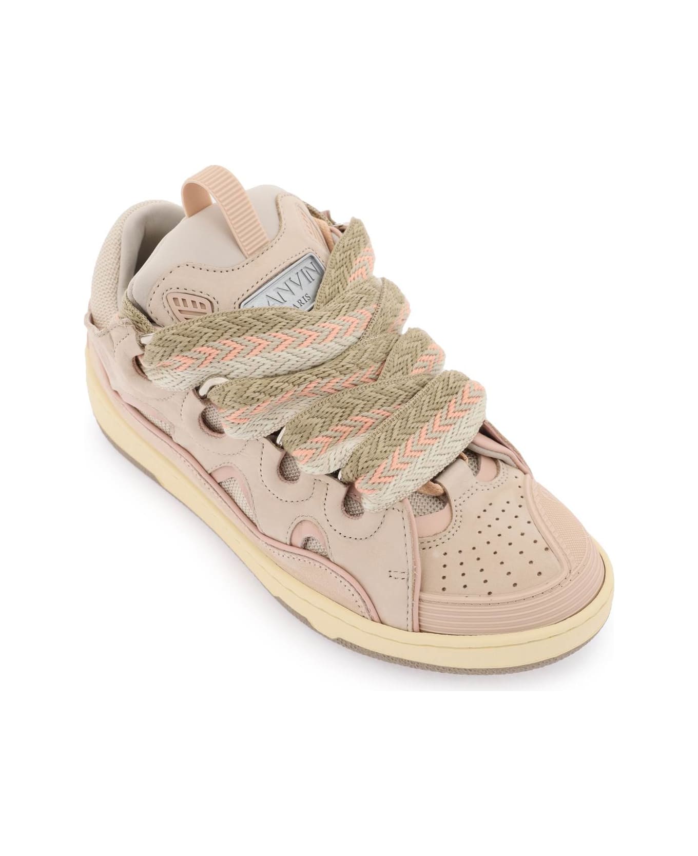 Lanvin Curb Sneakers - Beige