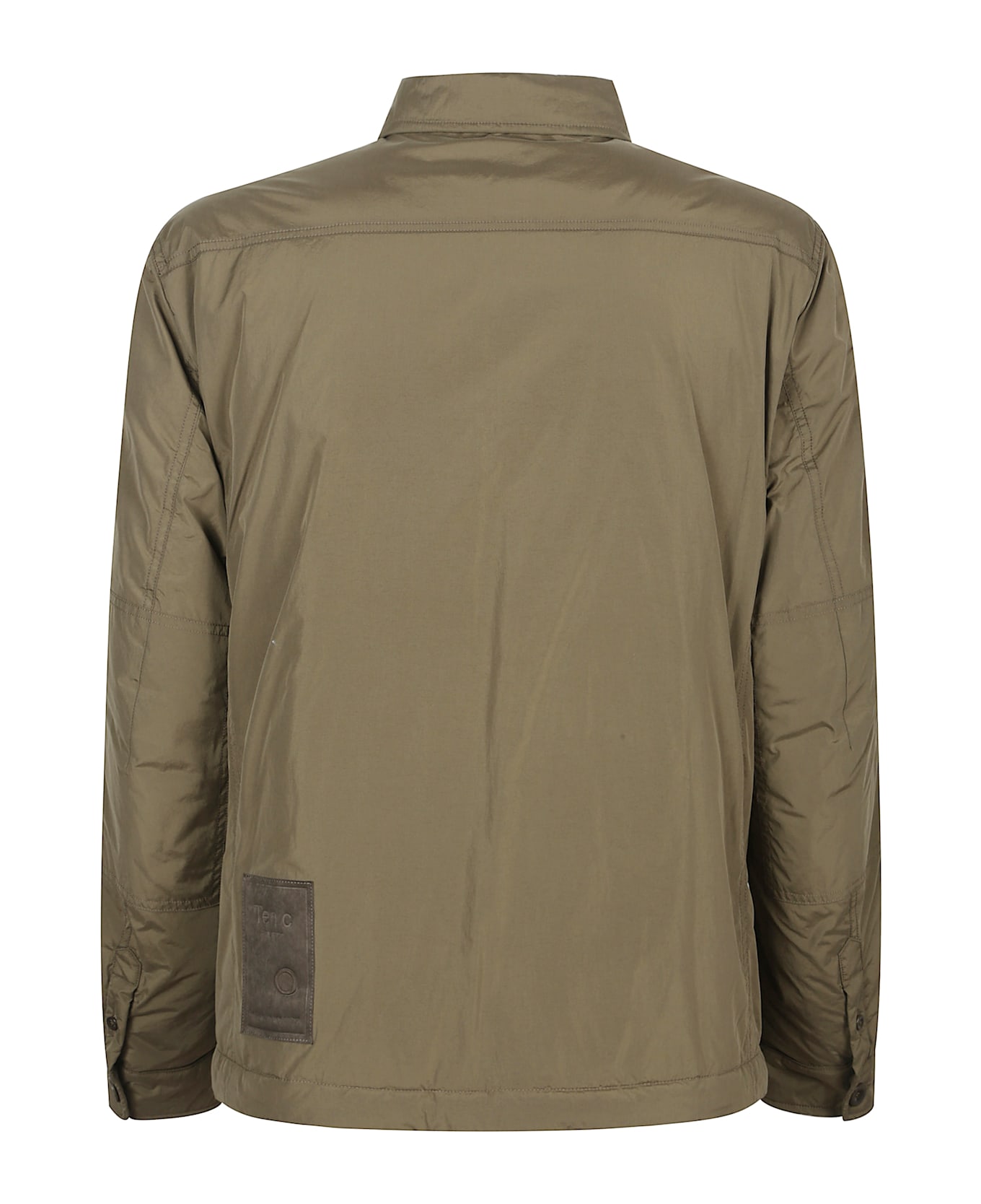 Ten C Lightweight Zip-up Jacket - Green