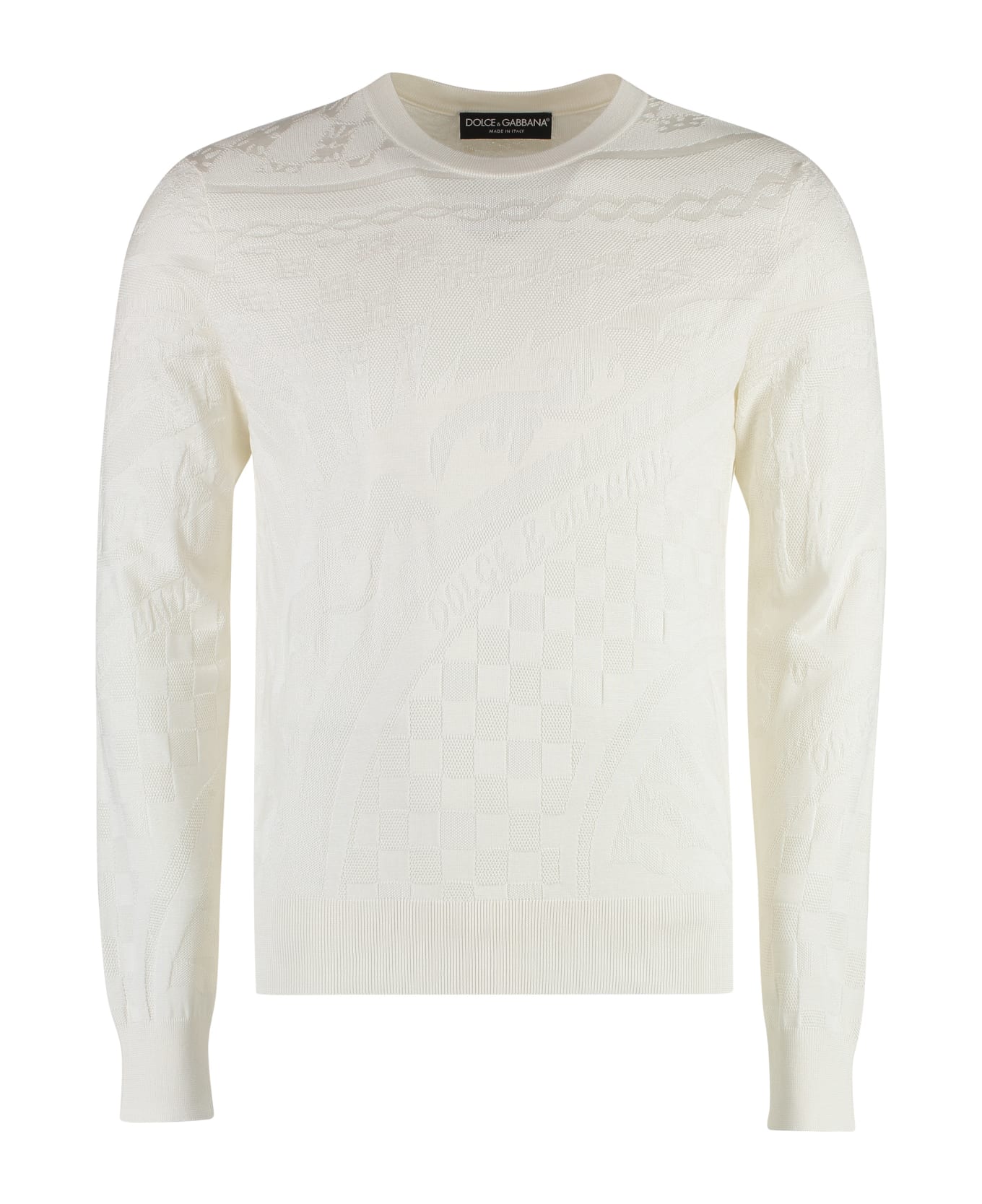 Dolce & Gabbana Crew-neck Sweater - Ivory ニットウェア