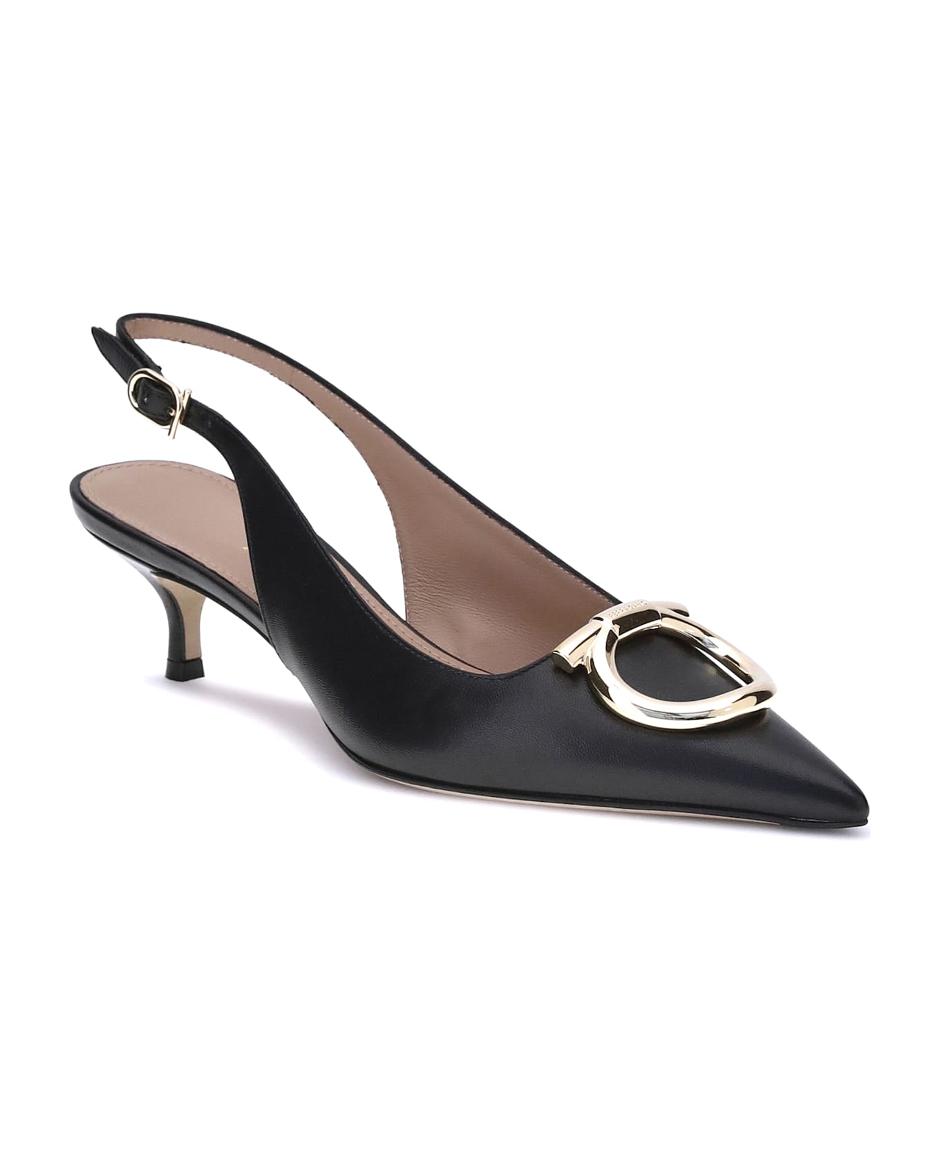 Ferragamo Gancini Slingback Pumps