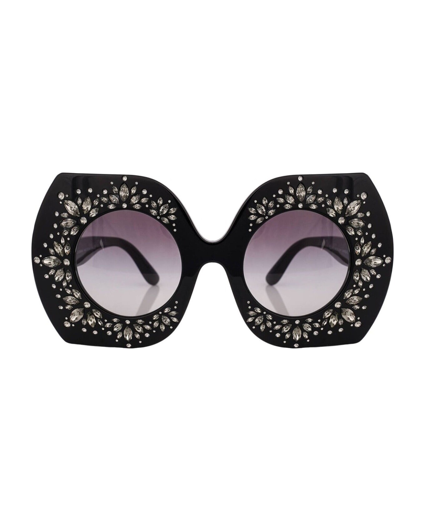 Dolce & Gabbana Crystal Sunglasses - Black