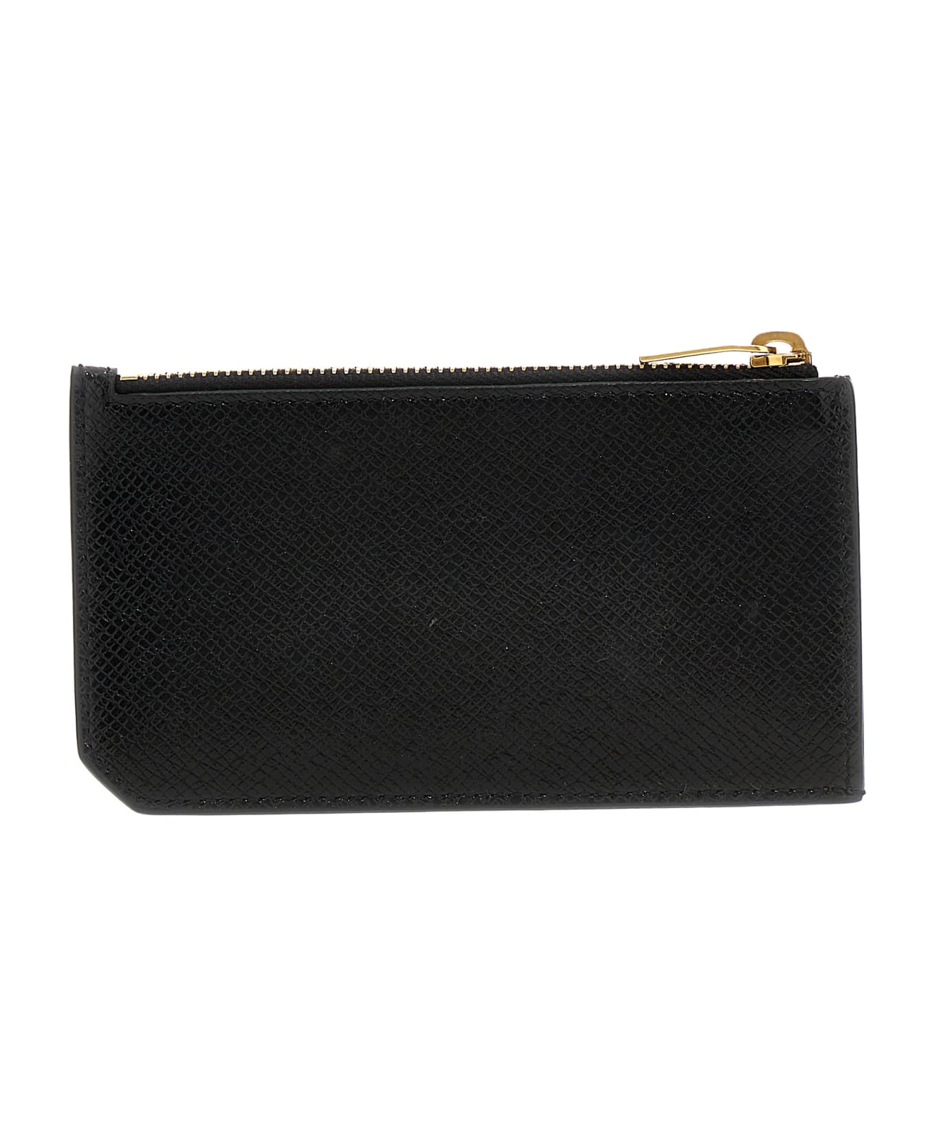 Saint Laurent Ysl Credit Card Holder - Black