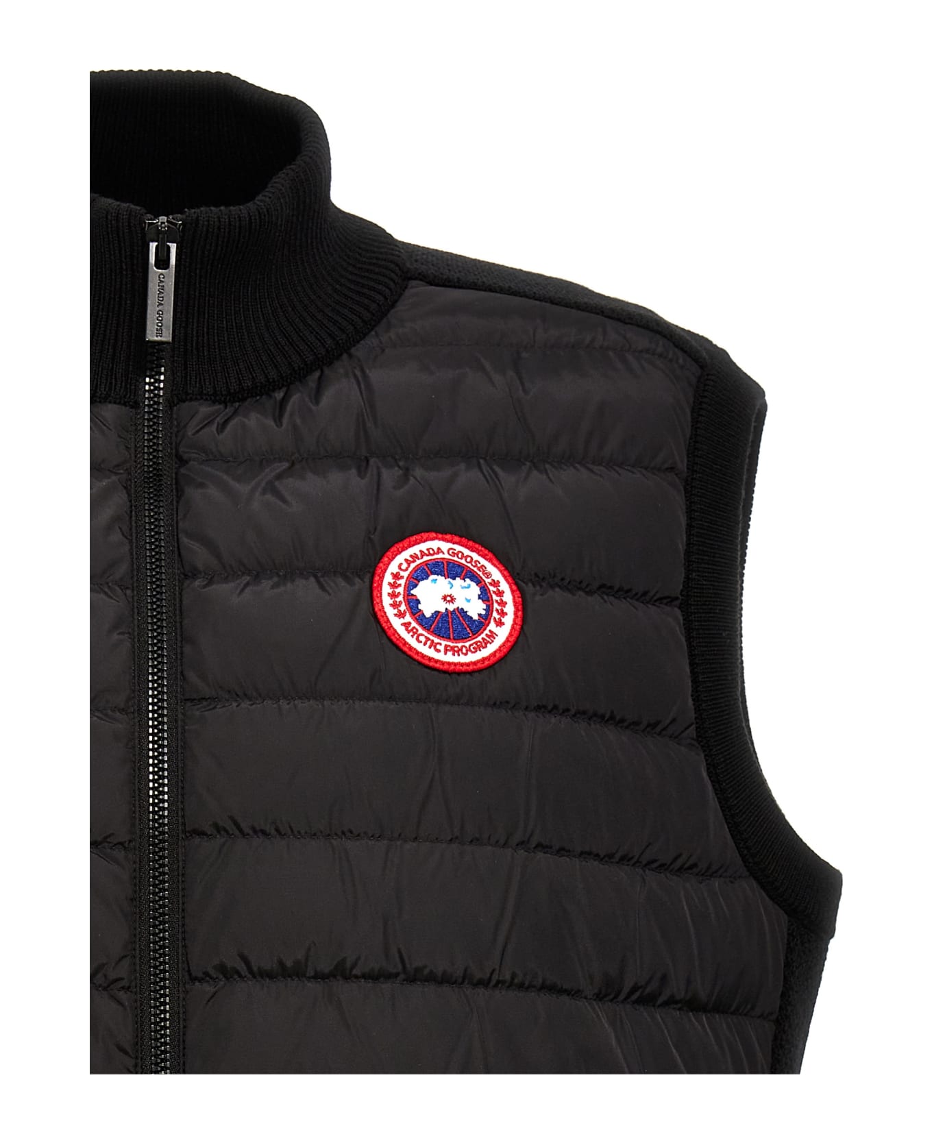 Canada Goose 
hybridge® Quilted Kniknit
 Vest - Black  