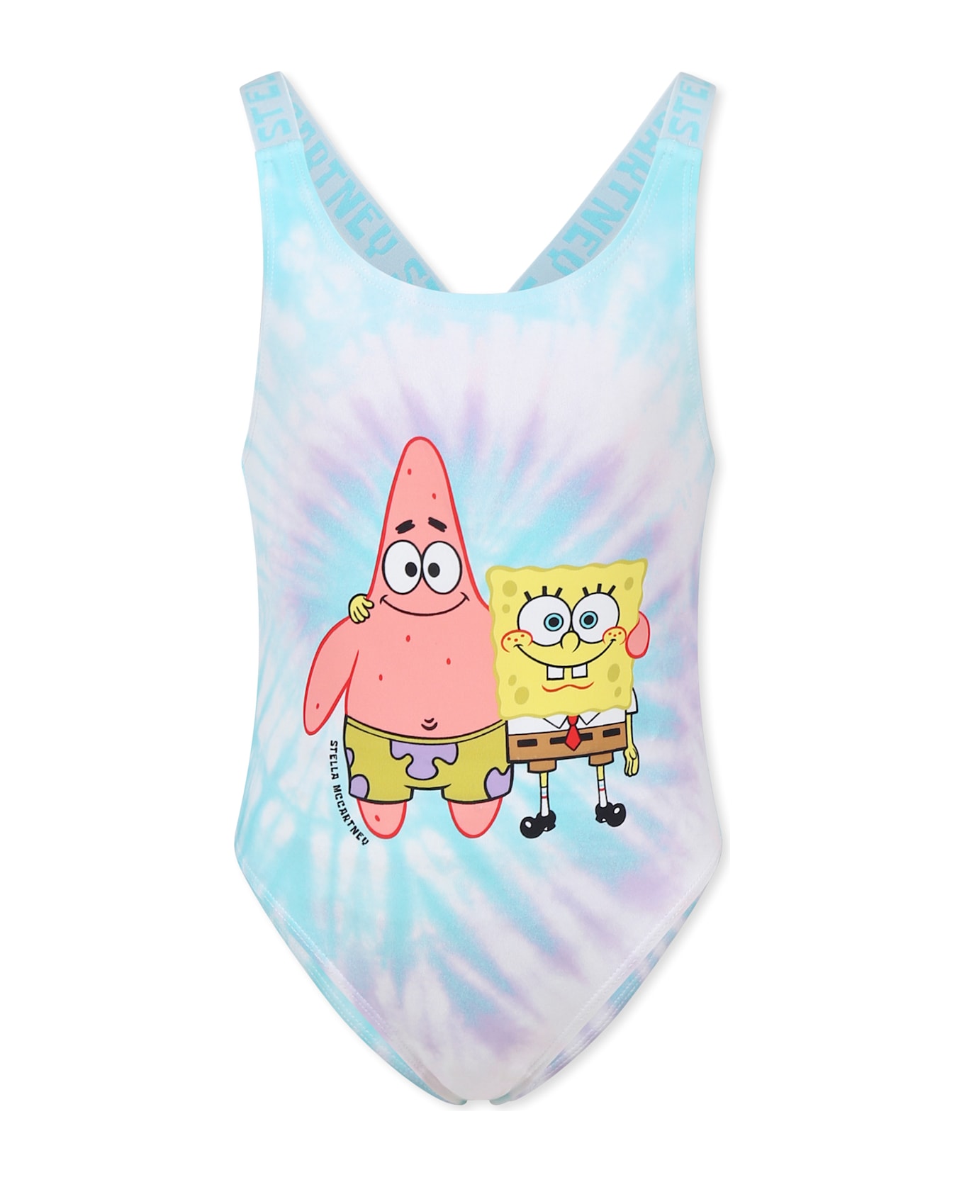 Stella McCartney Kids Multicolor Swimsuit For Girl With Spongebob - Multicolor