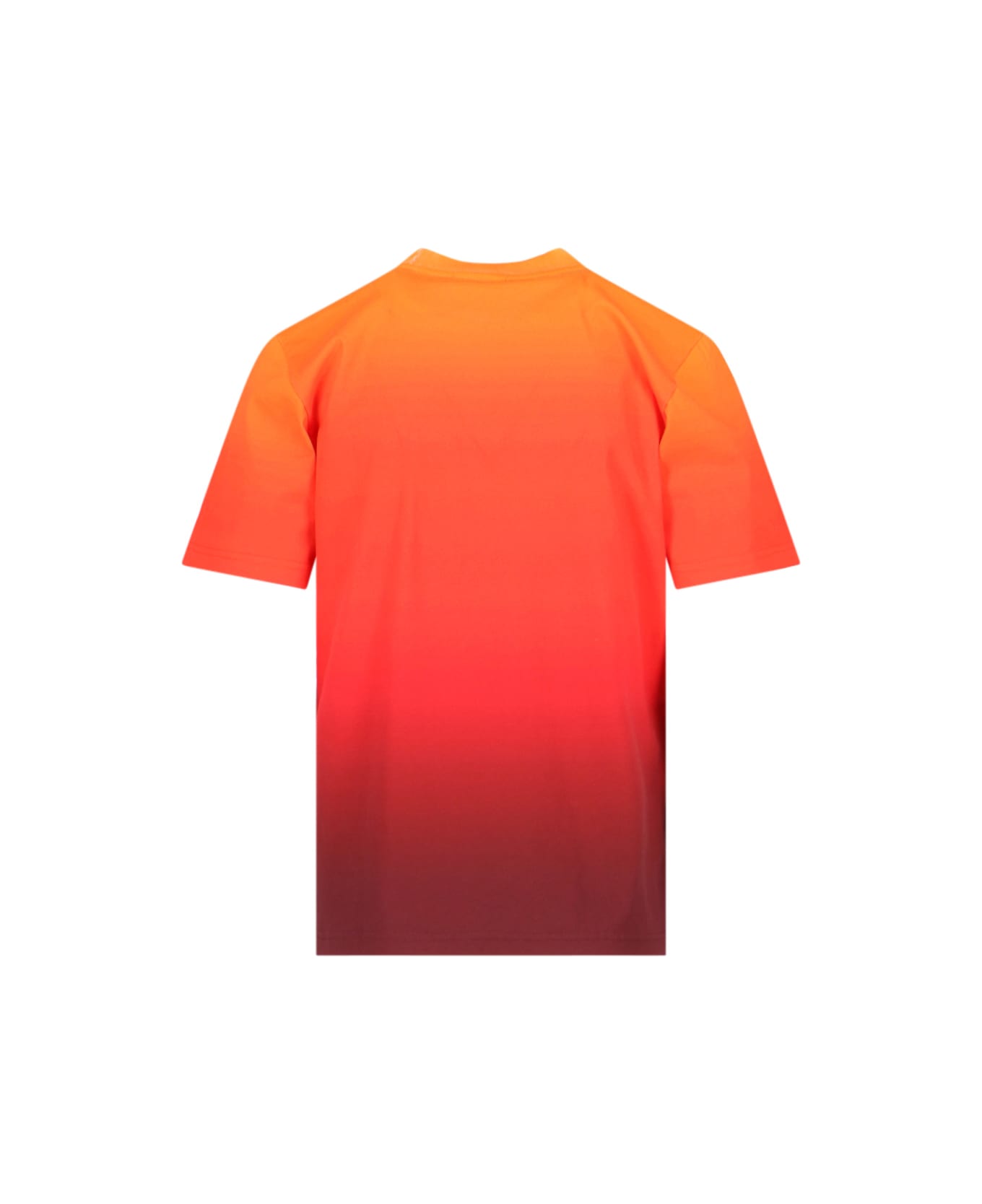 Courrèges 'gradient Sunset' T-shirt - Orange