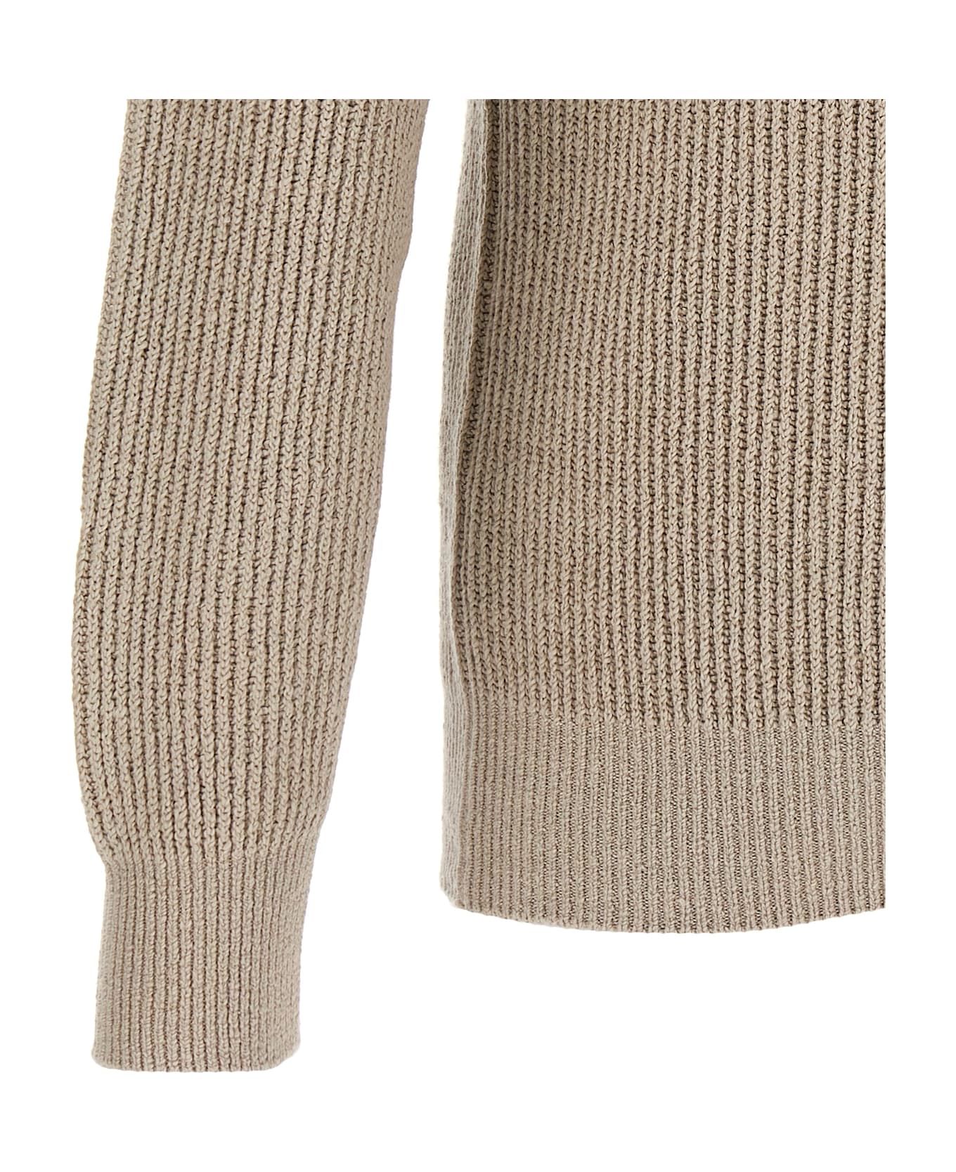 Brunello Cucinelli Ribbed Sweater - Beige