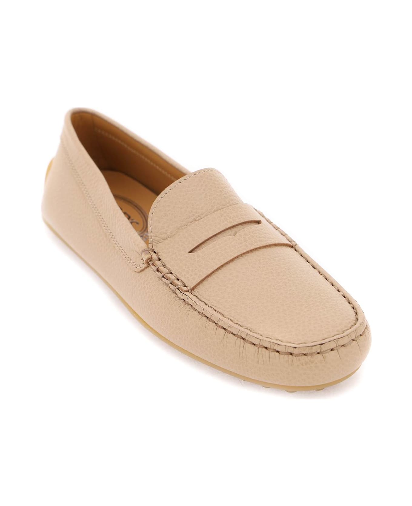 Tod's City Gommino Leather Loafers - ROSA GRANITO フラットシューズ