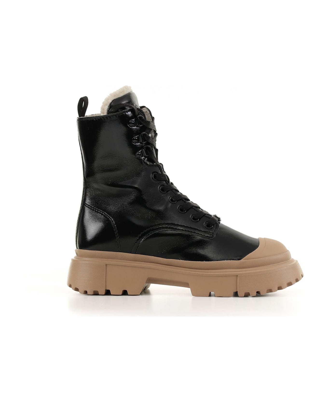 Hogan H619 Army Boots - NERO