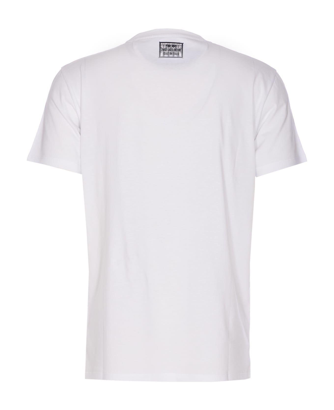 Fendi Ff Postcards Logo T-shirt - BIANCO