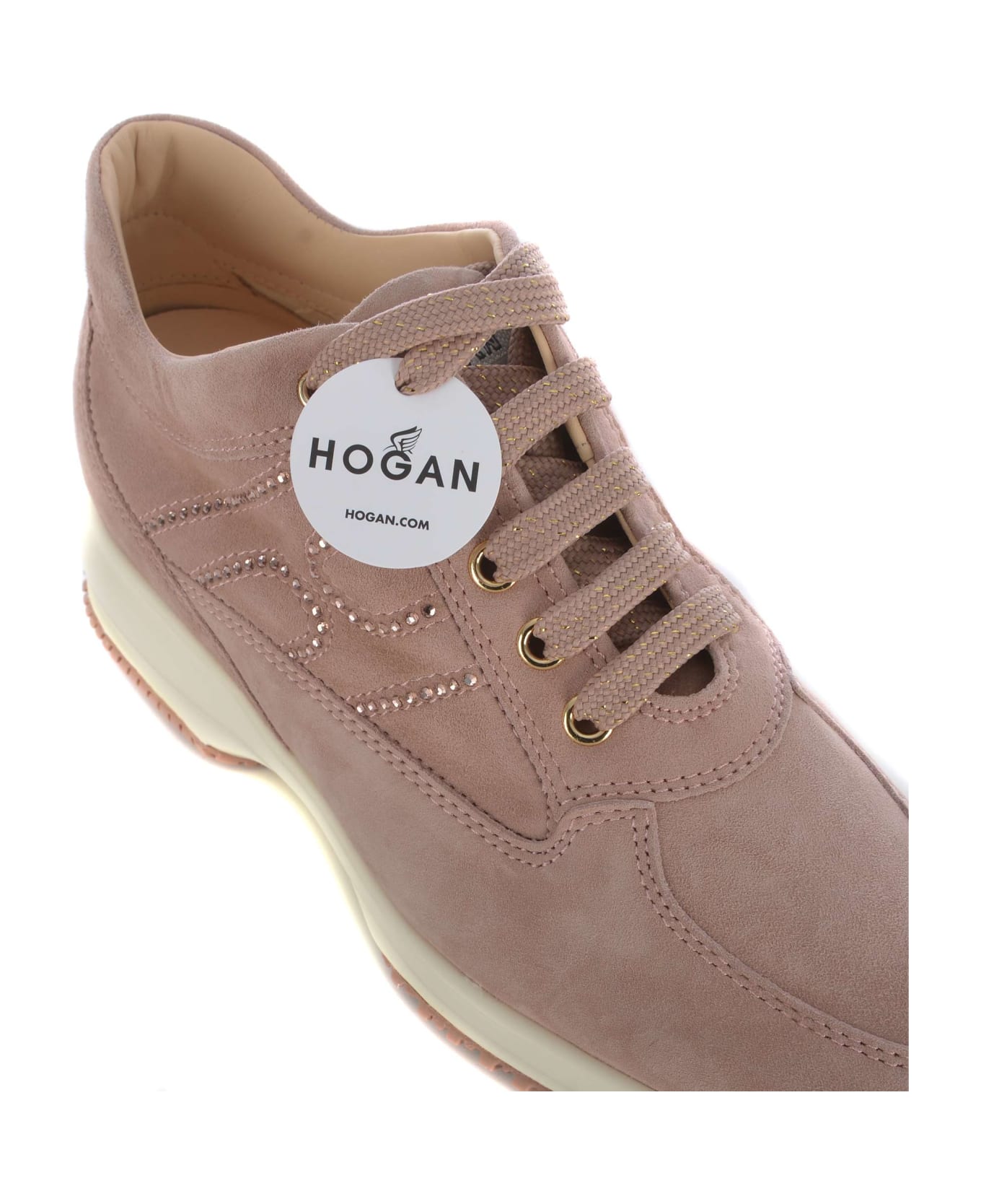 Hogan Sneakers Hogan Interactive In Suede - Rosa