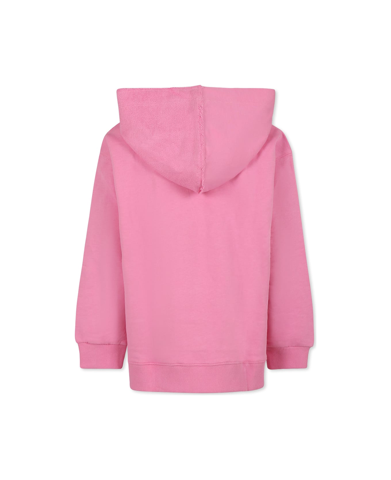 MM6 Maison Margiela Pink Sweatshirt For Girl With Logo - Pink