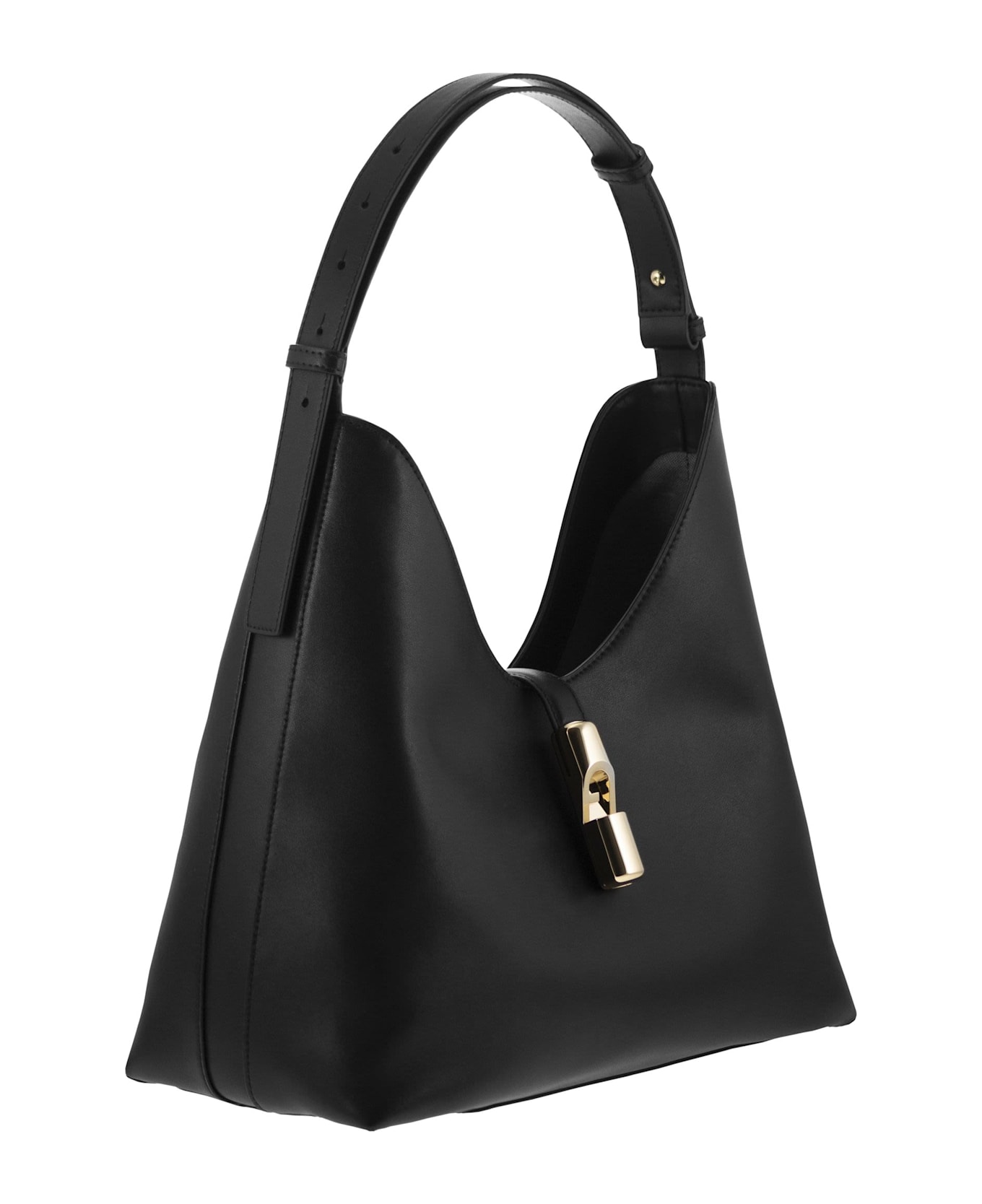 Furla Hobo Goccia Bag - Black